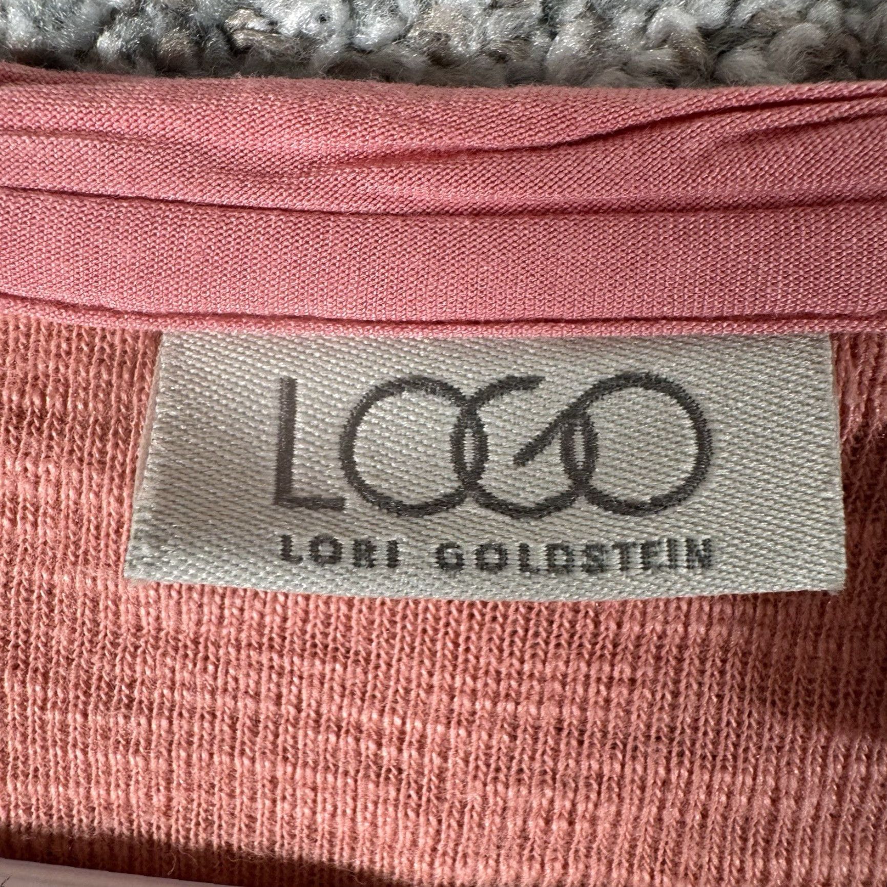 Vintage LOGO by Lori Goldstein Top M Lagenlook Boho Casual Layering Comfort Cozy Peach Pink Long Sleeve Pullover Women Casual Mens? Size M / US 6-8 / IT 42-44 - 6 Thumbnail