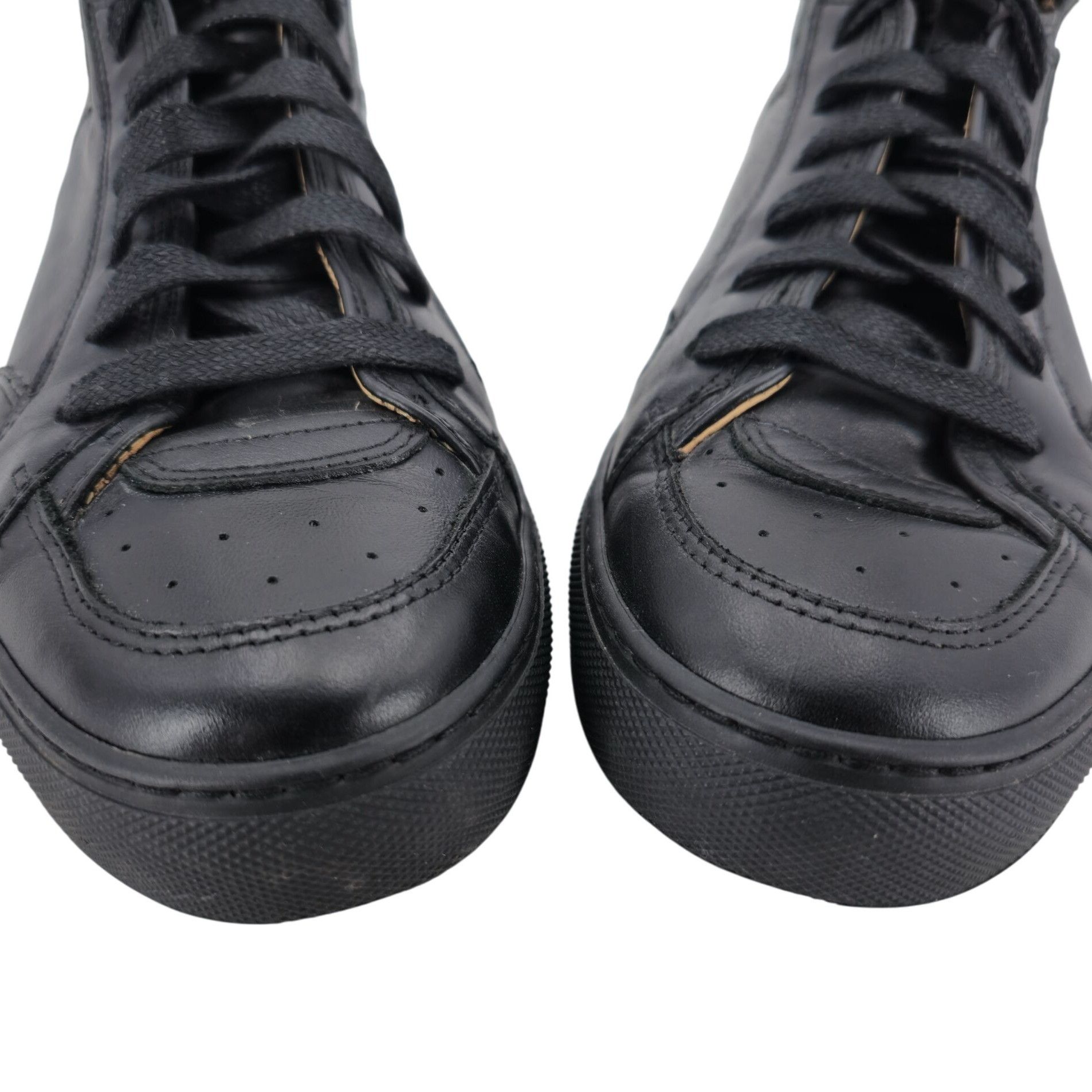 Maison Margiela MM6 Maison Margiela Black Nappa Calfskin High Top Sneakers 7 Size US 7 / EU 40 - 6 Thumbnail