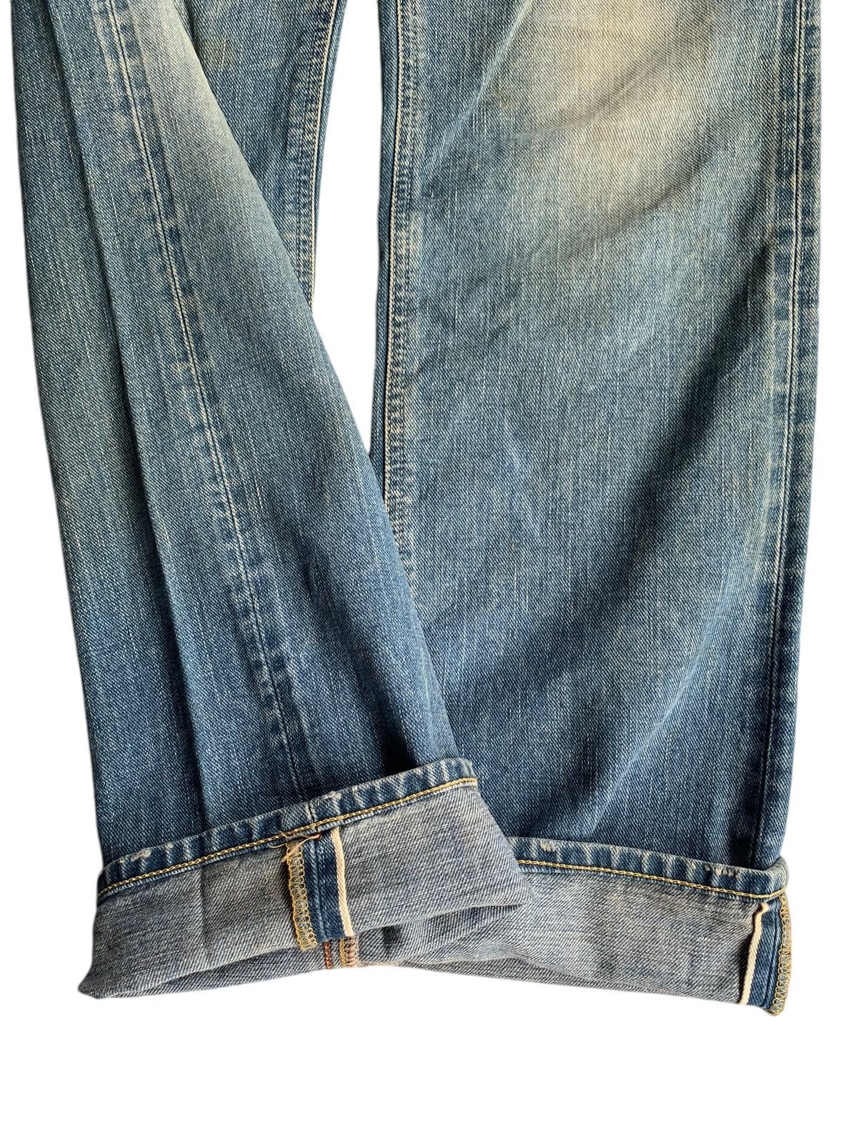 Jean × Lee Vintage Lee Riders Selvedge Distressed Denim Size US 30 / EU 46 - 13 Thumbnail