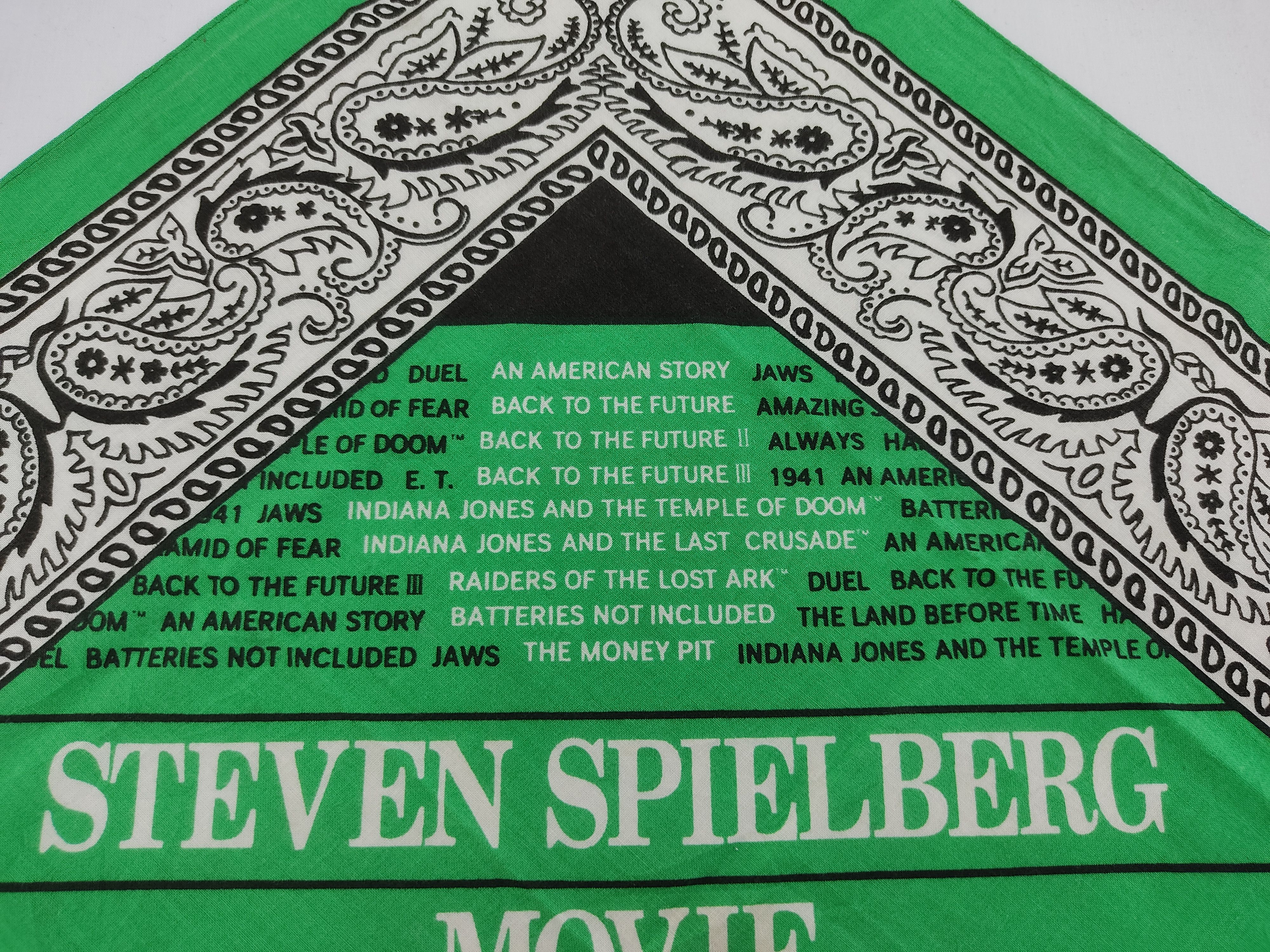 Vintage Vintage Steven Spielberg Movie Collection Bandana Size ONE SIZE - 3 Thumbnail
