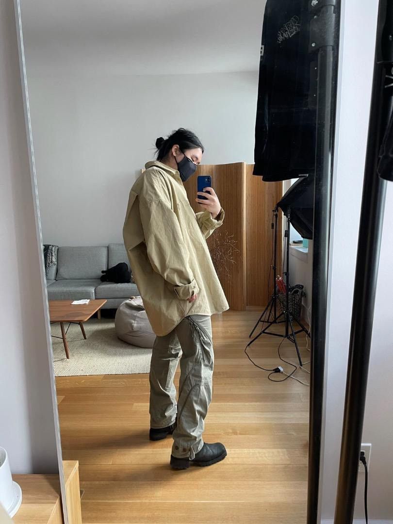 Final Home 90’s Olive Zippered Moto Bondage Pants Size US 30 / EU 46 - 10 Thumbnail