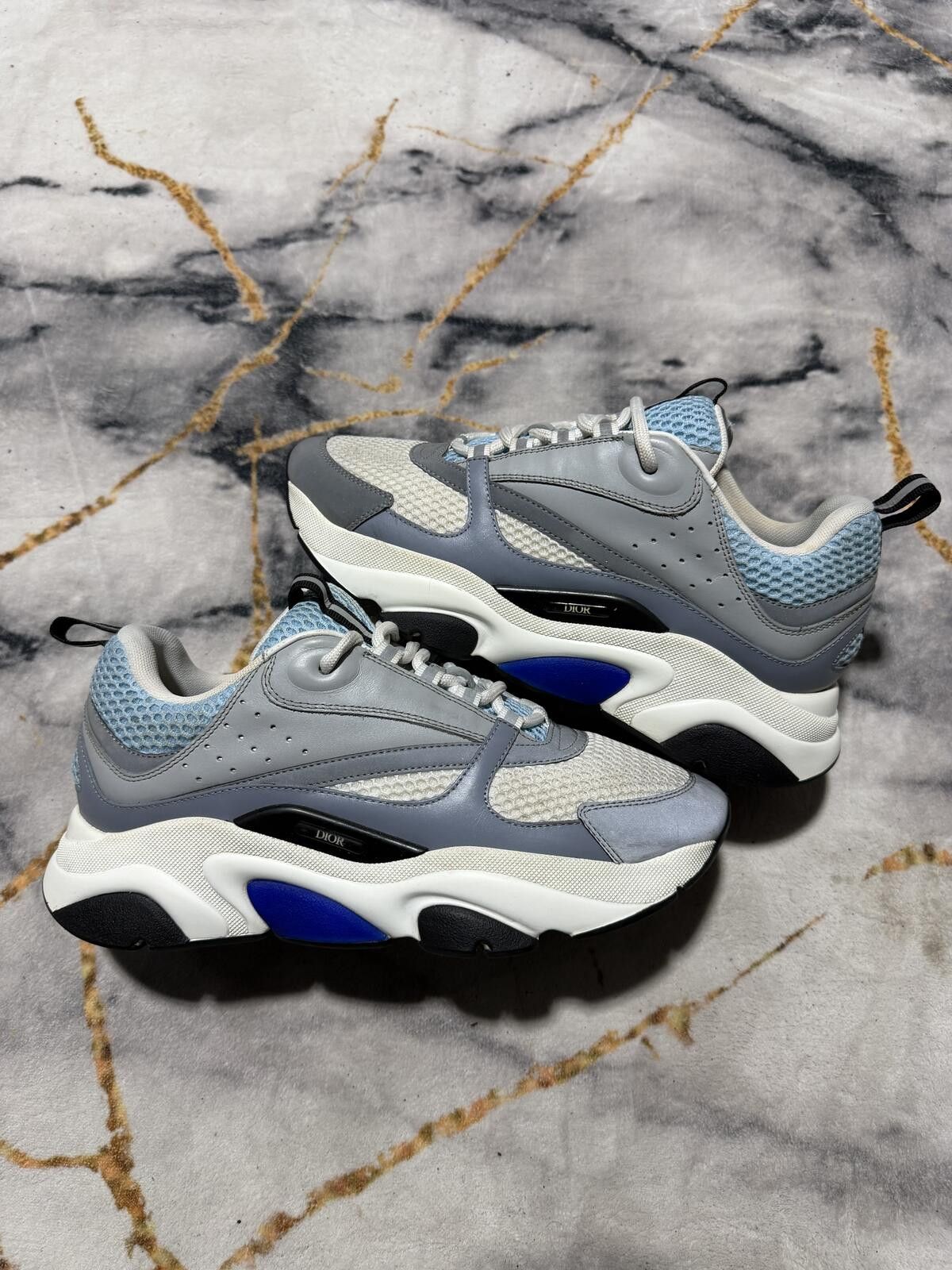 Dior Dior B22 Light Blue Grey White - Sz 9US Size US 9 / EU 42 - 3 Thumbnail