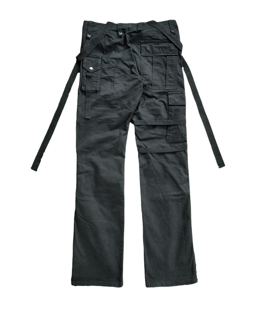 If Six Was Nine × Japanese Brand × Le Grande Bleu (L.G.B.) Vtg 00s Endeneu Maxm Bondage Spike Punk Cargo Pants Size US 31 - 2 Thumbnail