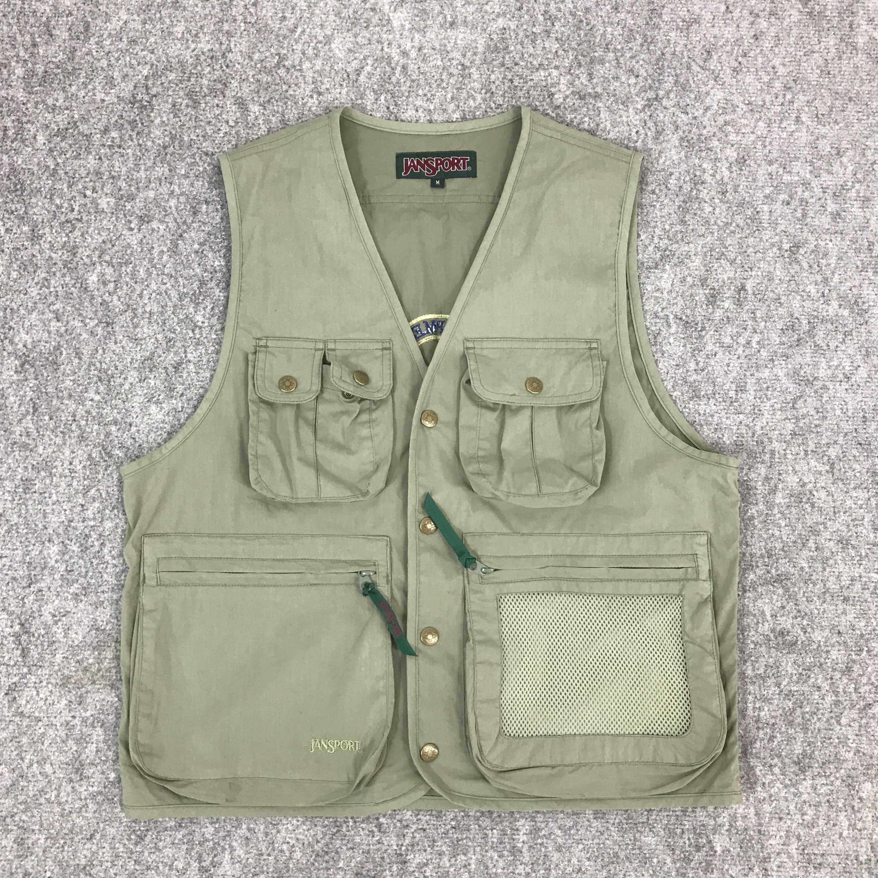 Jansport × Japanese Brand JANSPORTS TACTICAL VEST JACKET Size US M / EU 48-50 / 2 - 1 Thumbnail