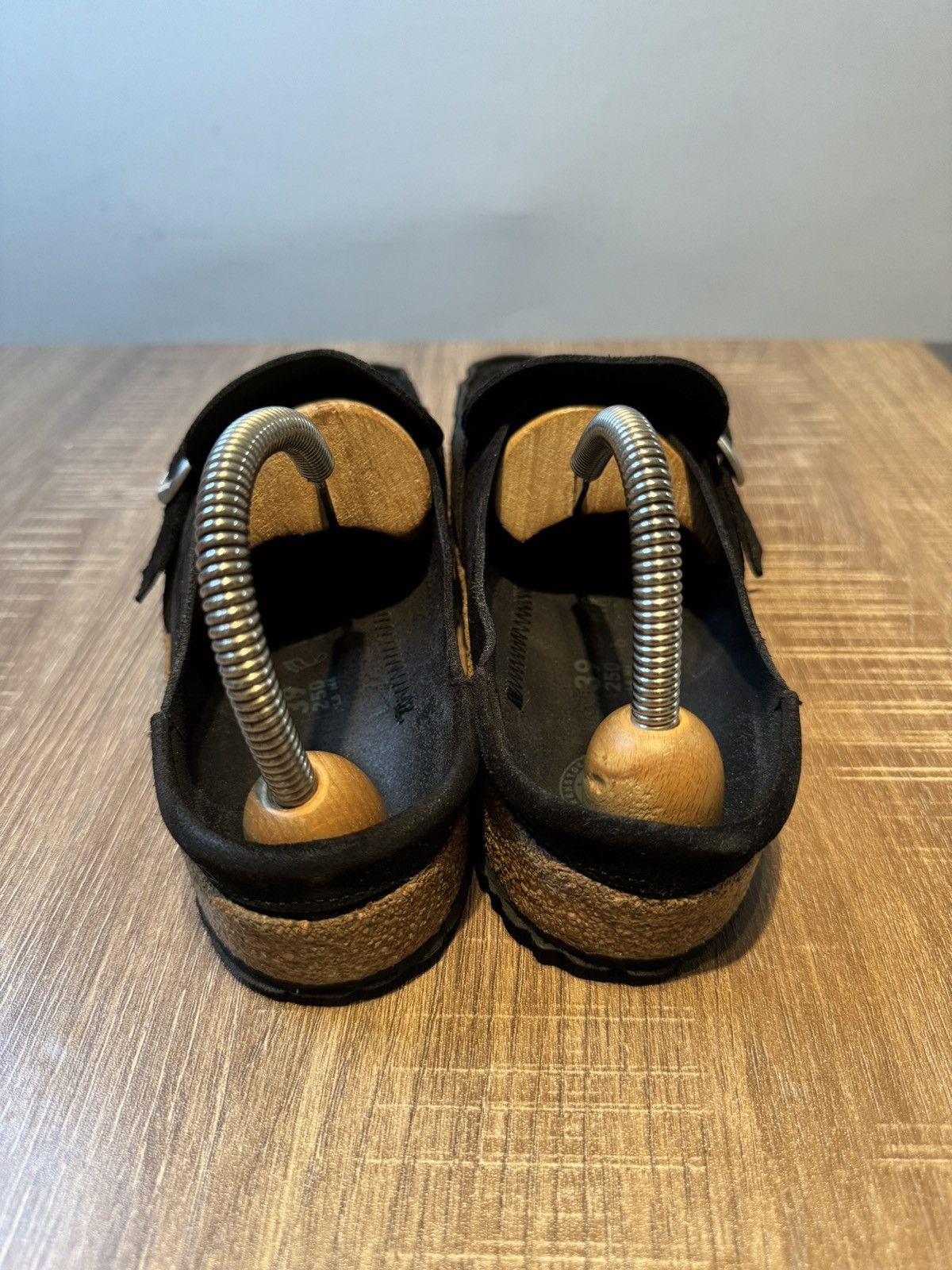Birkenstock Birkenstock Buckley Clogs Womens Black Leather Size 8 39 Size US 8 / IT 38 - 5 Thumbnail