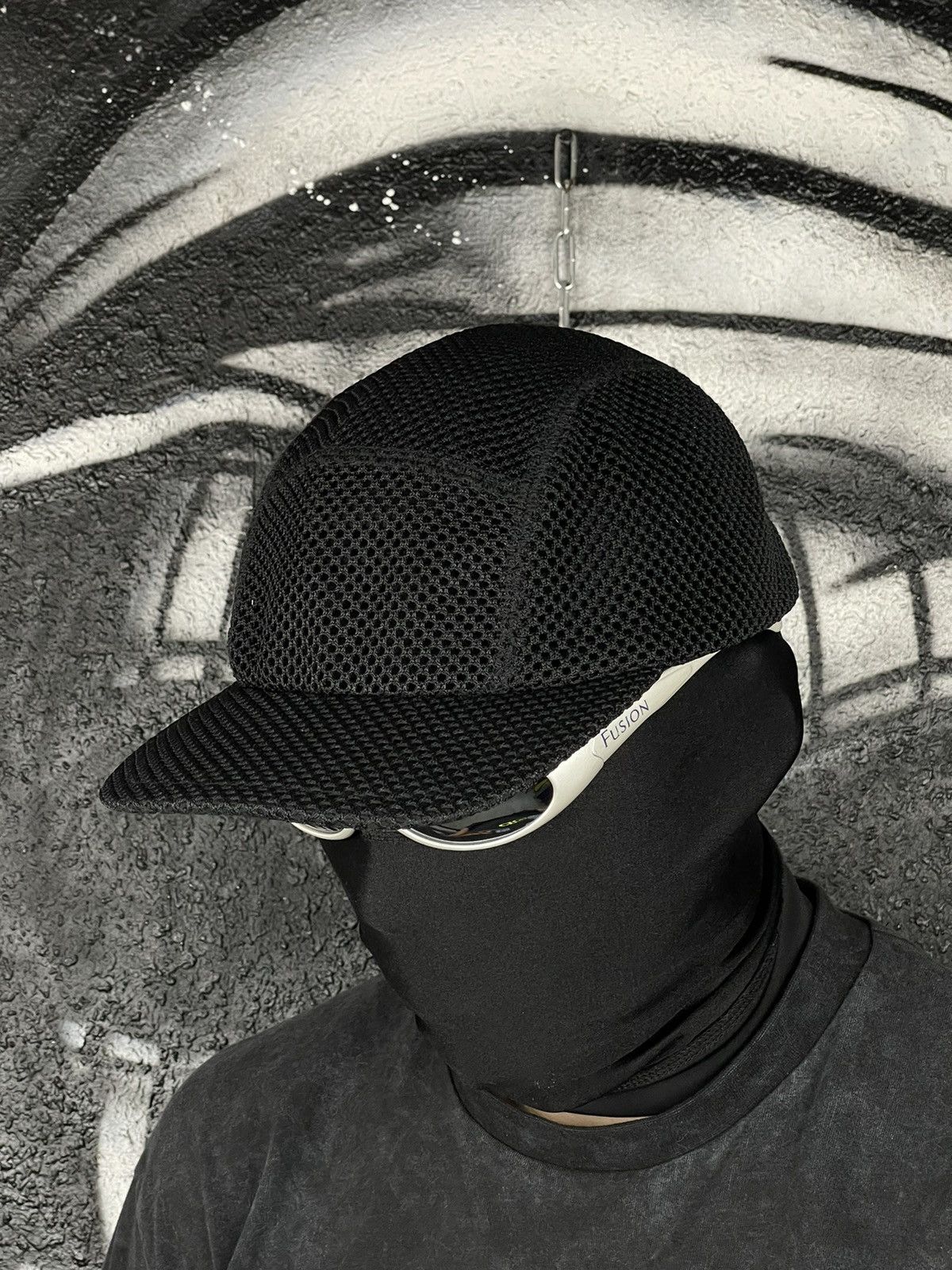 Cos COS Black Mesh 5 Panel Cap Size ONE SIZE - 2 Thumbnail