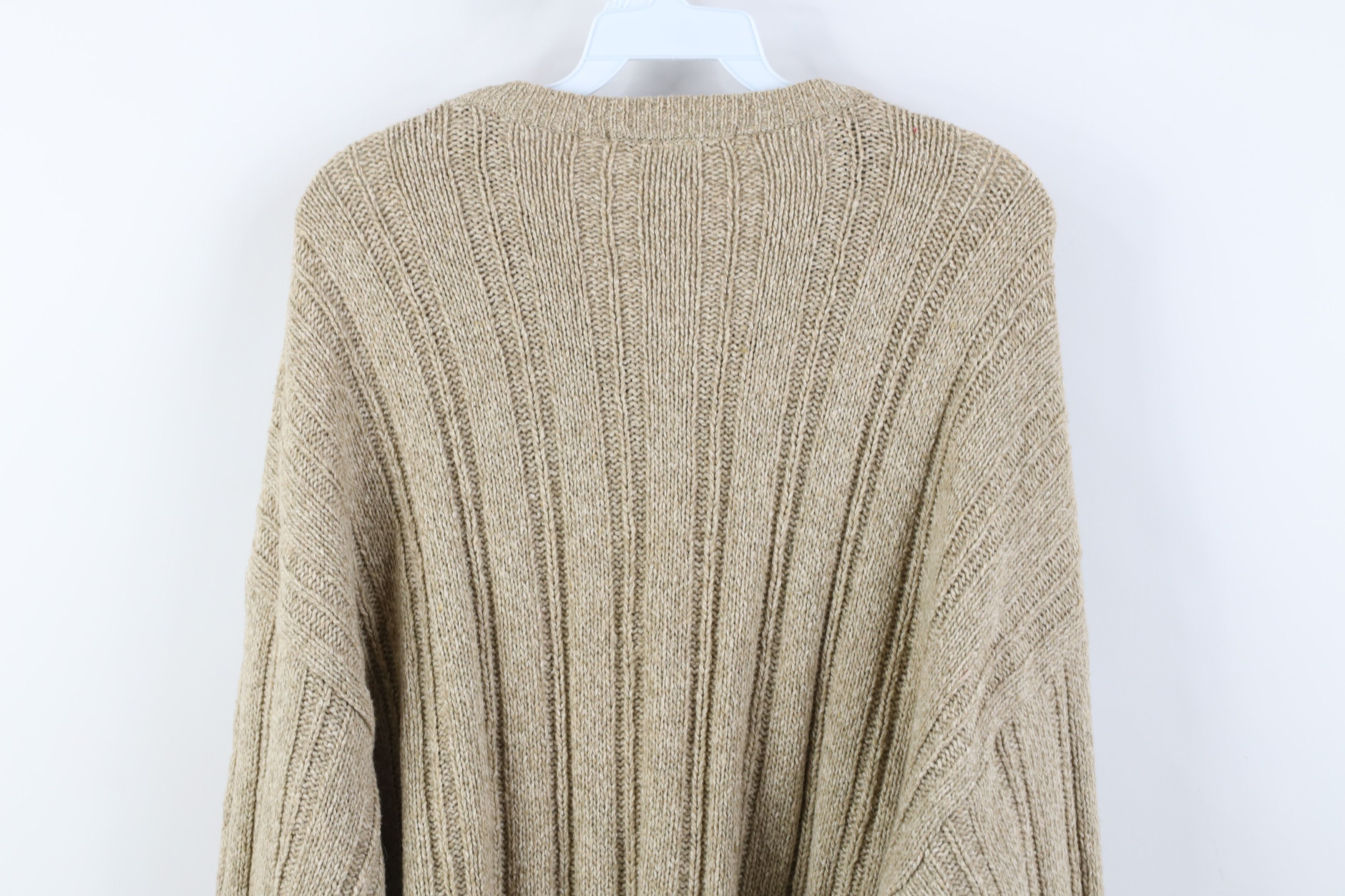Vintage Vintage 90s Streetwear Chunky Ribbed Cable Knit Sweater Size US L / EU 52-54 / 3 - 9 Thumbnail
