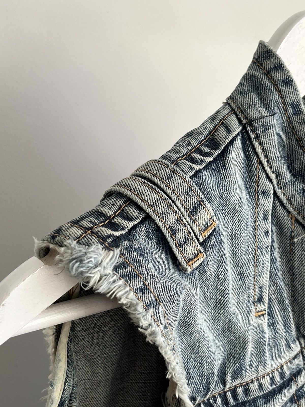 Dsquared2 Dsquared2 SS05 runway cropped distressed denim trucker vest Size US XS / EU 42 / 0 - 4 Thumbnail