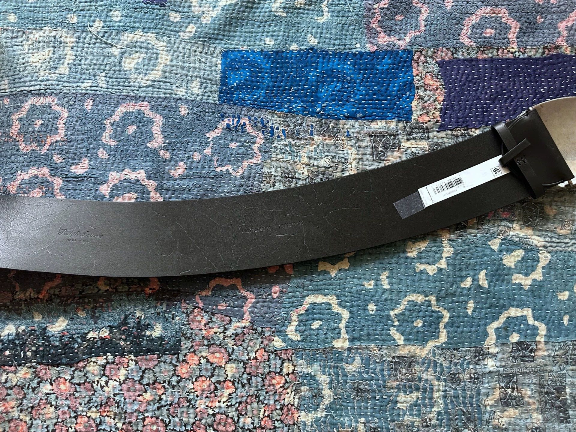 Polo Ralph Lauren Ralph Lauren RRL Western Waist Belt Black New Size ONE SIZE - 5 Thumbnail