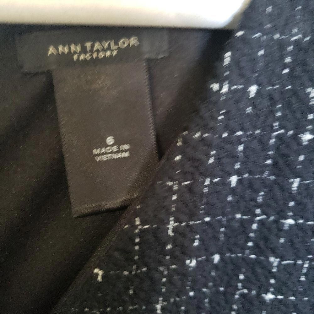Designer CT1015a Ann Taylor Collection Black Jacquard like details 6 Size M / US 6-8 / IT 42-44 - 3 Thumbnail