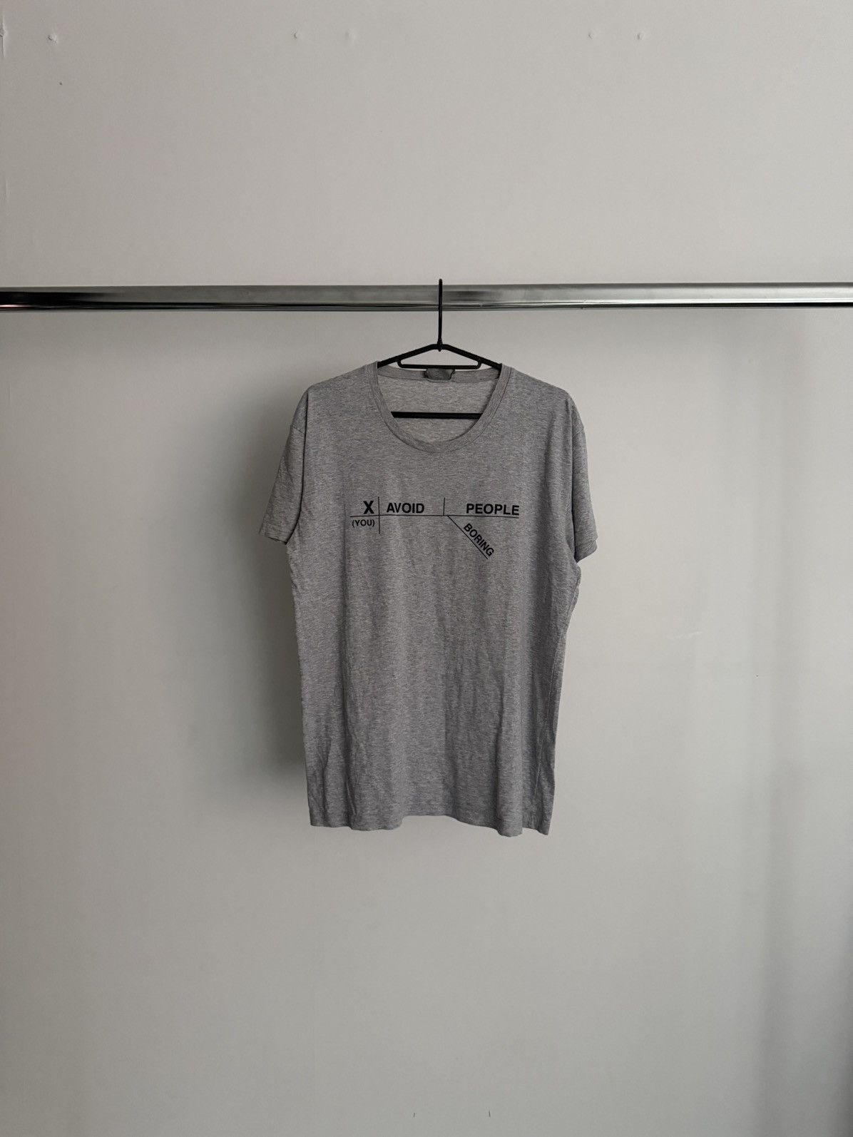 Dior × Hedi Slimane Rare Dior Homme Avoid People Boring Only For