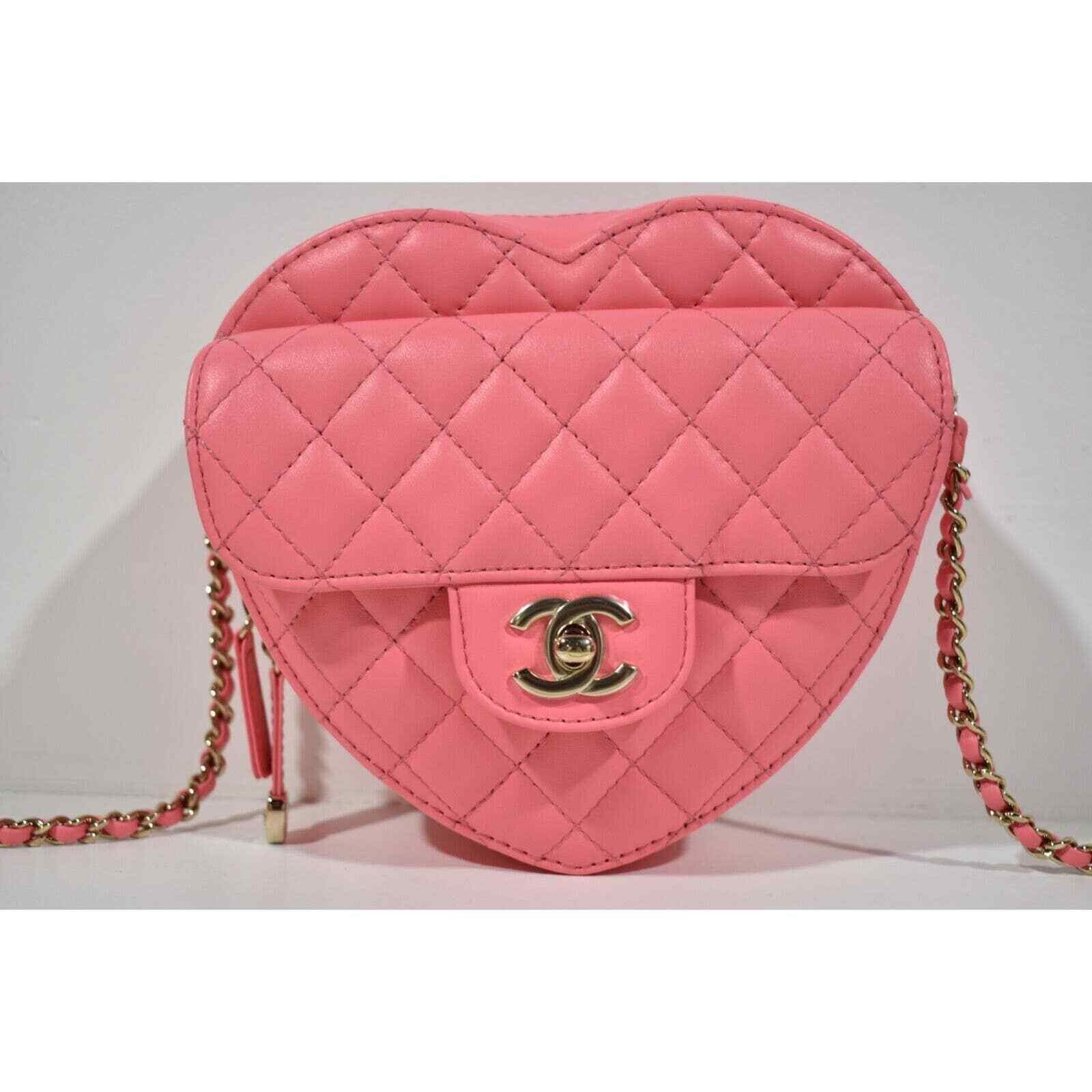Chanel Chanel Large Heart Quilted Flap Chain Shoulder Crossbody Bag Size ONE SIZE - 2 Thumbnail