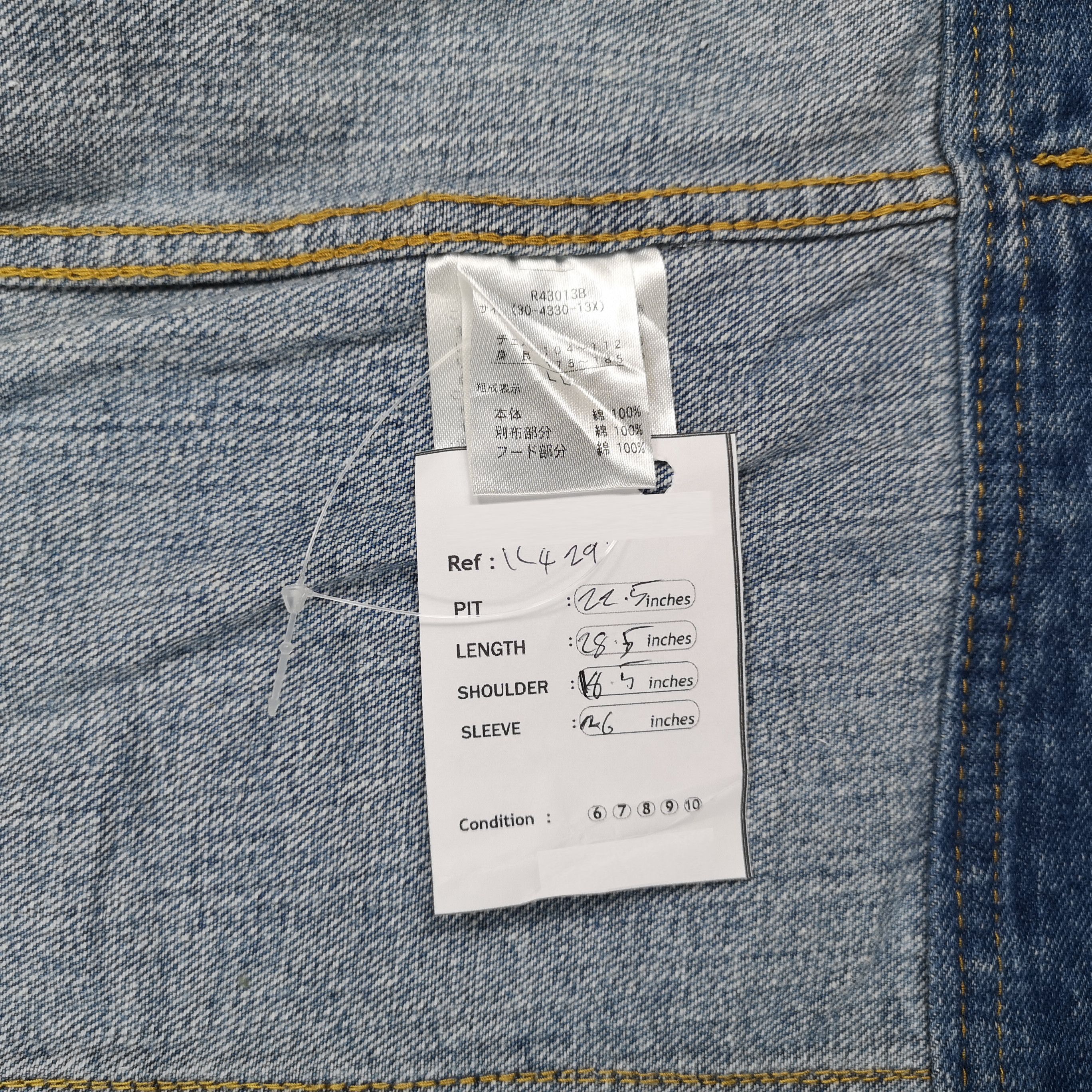 Japanese Brand Japanese Brand Sorridere Denim Trucker Jacket Size US L / EU 52-54 / 3 - 7 Thumbnail