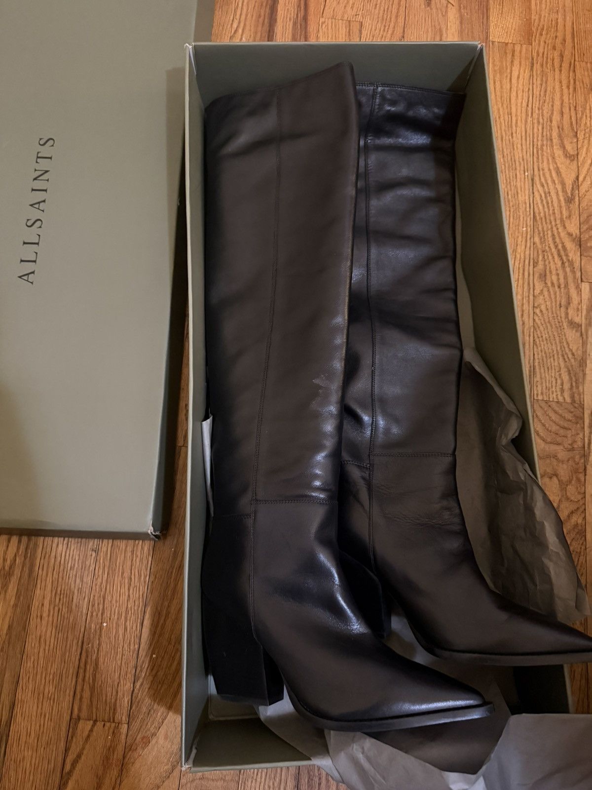 Allsaints All saints knee high reina boots Size US 10 / IT 40 - 5 Thumbnail
