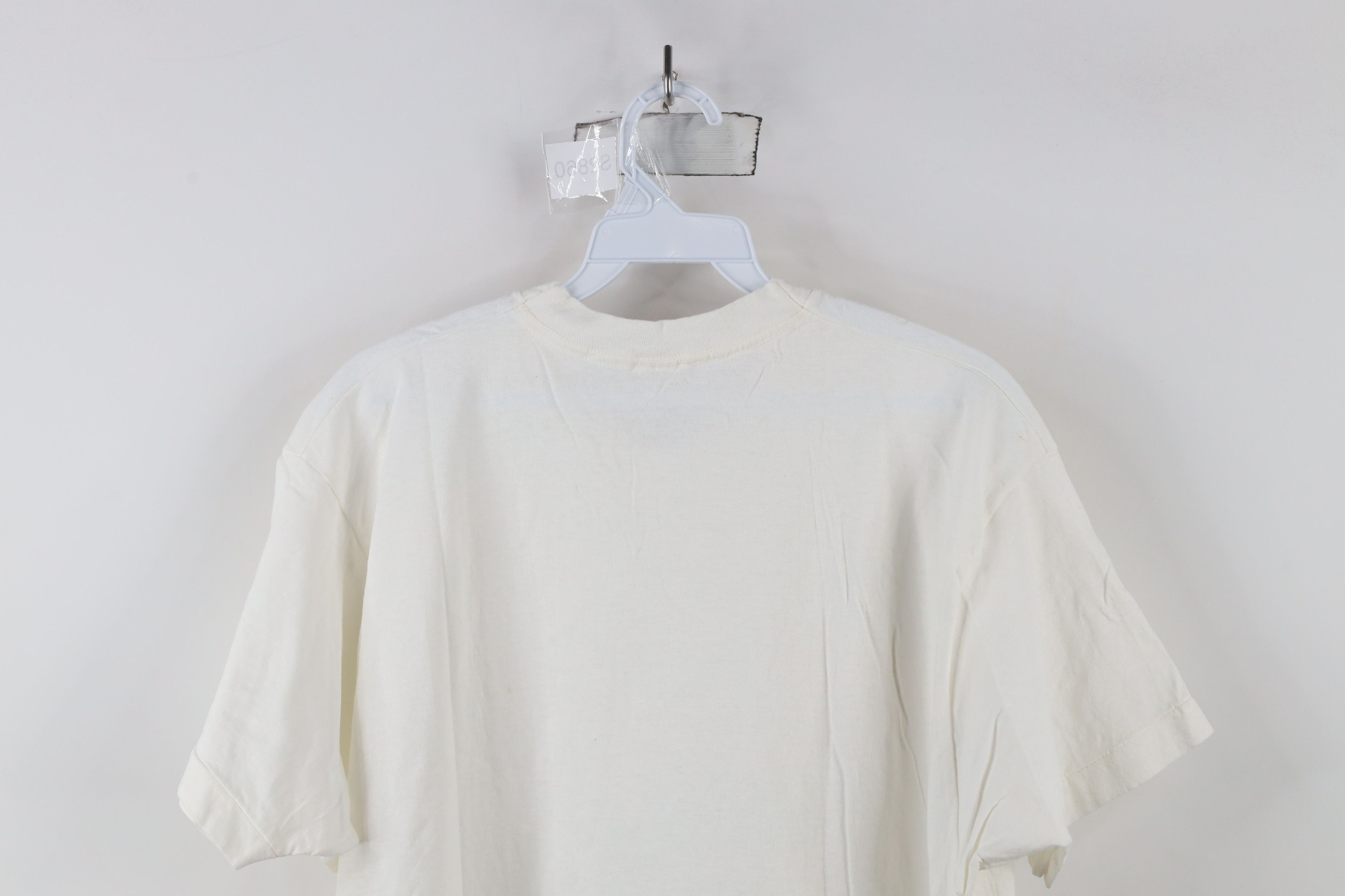 Vintage Vintage 90s Streetwear Cotton Short Sleeve T-Shirt White USA Size US XL / EU 56 / 4 - 7 Thumbnail