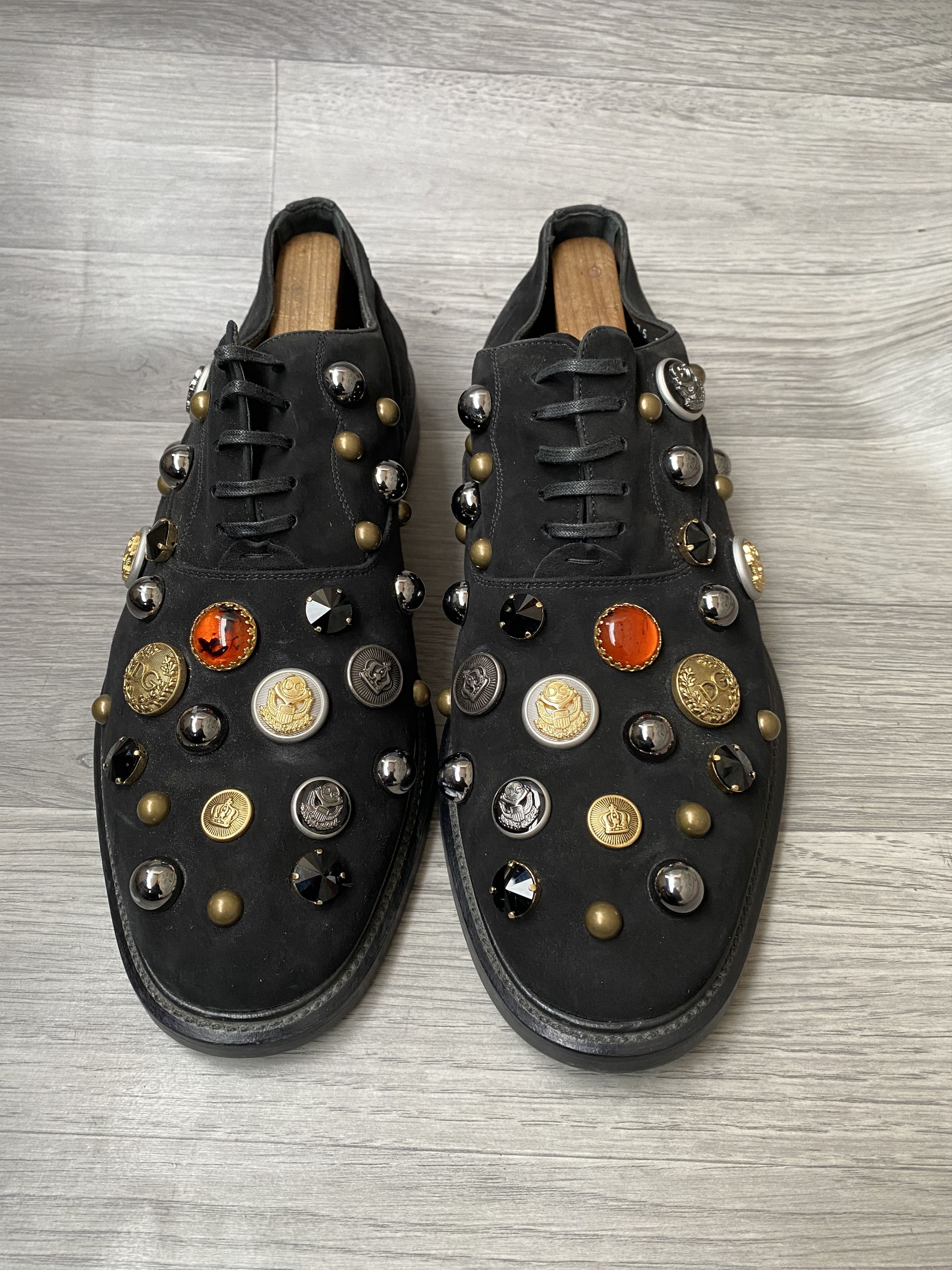Dolce & Gabbana Dolce gabbana, maison margiela style derby suede shoes uk10 Size US 11 / EU 44 - 3 Thumbnail