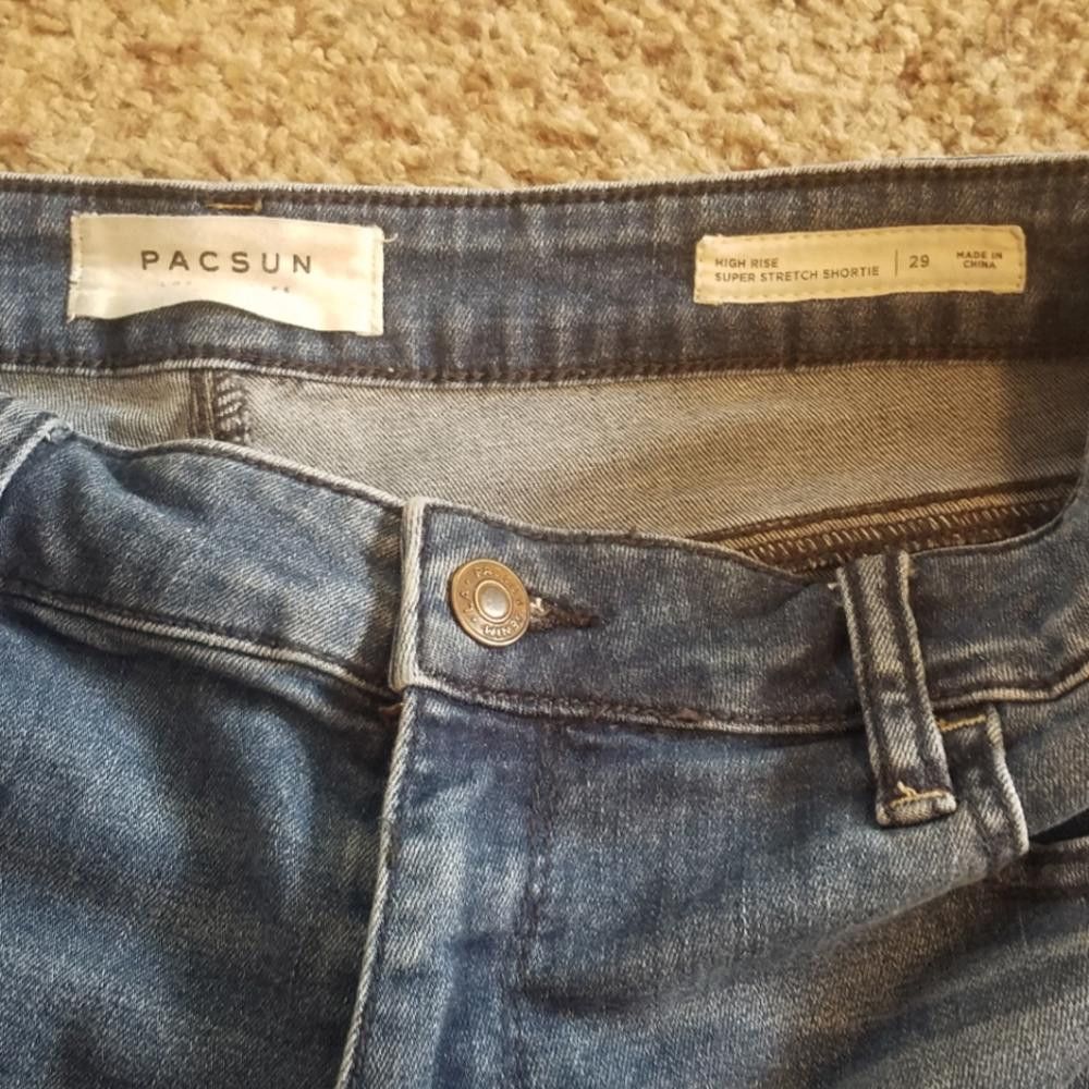 Pacsun PacSun High Rise Super Stretch Shortie 29 Size 29" - 3 Thumbnail