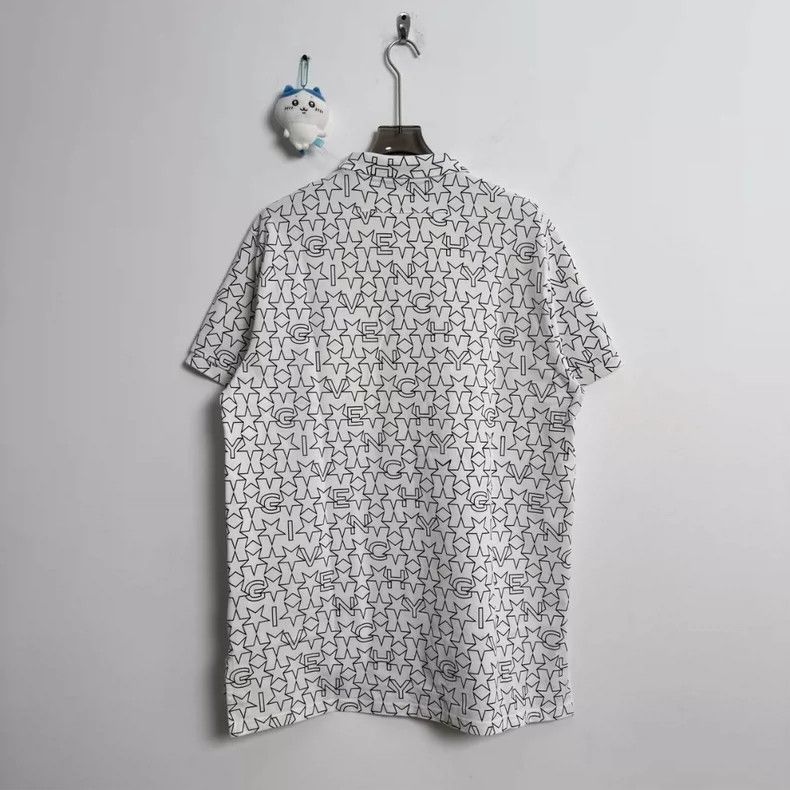 Givenchy Givenchy Five-Star Letter Printed Polo Shirt 2505-Nextarrow Size US XL / EU 56 / 4 - 3 Thumbnail