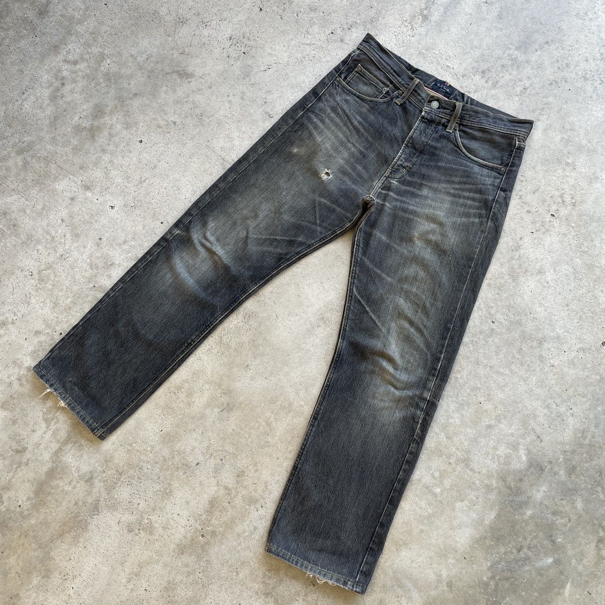 Paul Smith Vintage Paul Smith Jeans Black Faded Denim Pants W31 Size US 31 - 2 Thumbnail