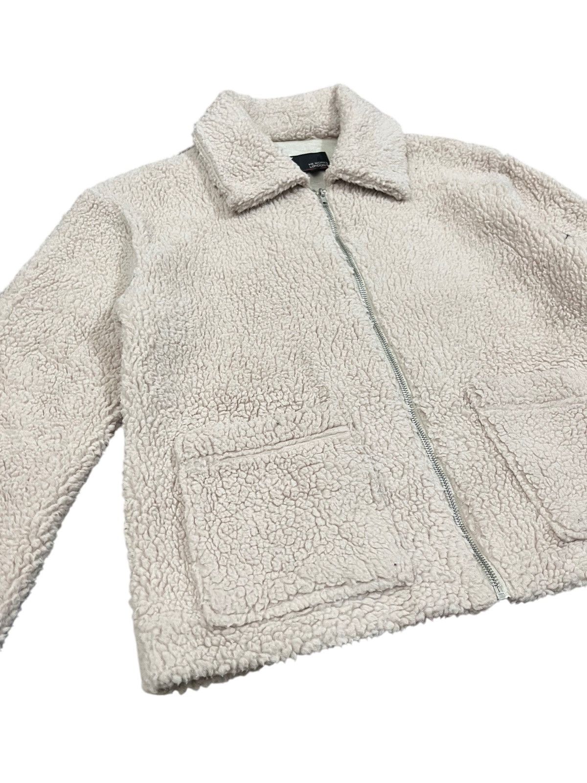 Japanese Brand Vintage HK Works London Deep Pile Sherpa Bomber Jacket Size US M / EU 48-50 / 2 - 4 Thumbnail