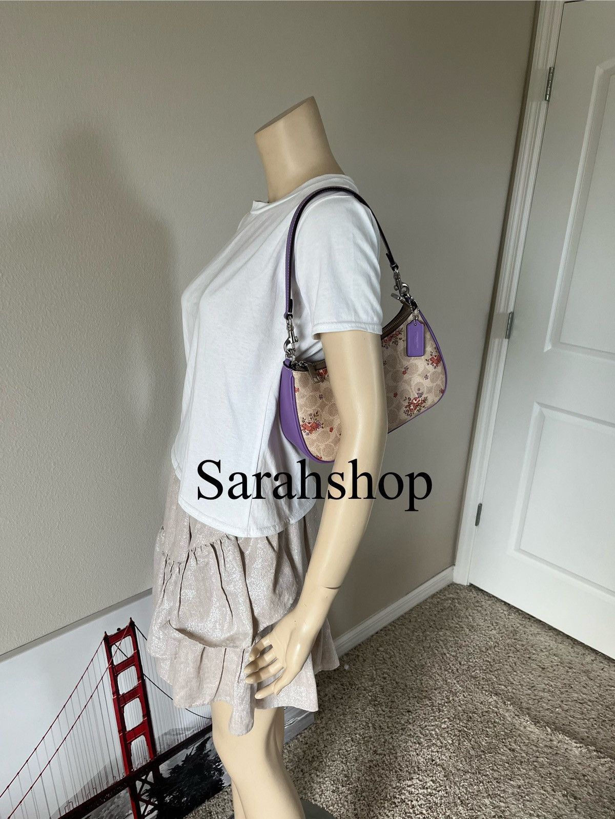 Coach Coach Teri Shoulder Bag In Signature Floral Printed Size ONE SIZE - 10 Thumbnail