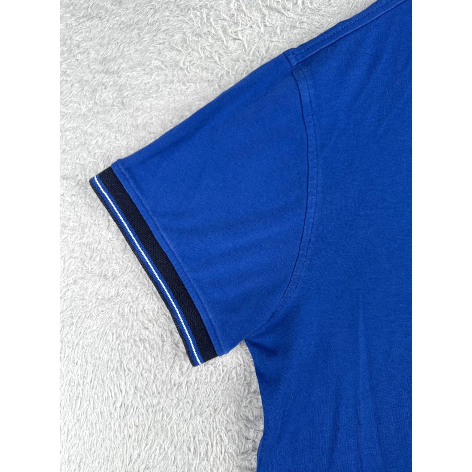 Tommy Hilfiger Tommy Hilfiger Polo Shirt Men Large Blue Classic Fit 100% Cotton Golf Casual Size US L / EU 52-54 / 3 - 3 Thumbnail