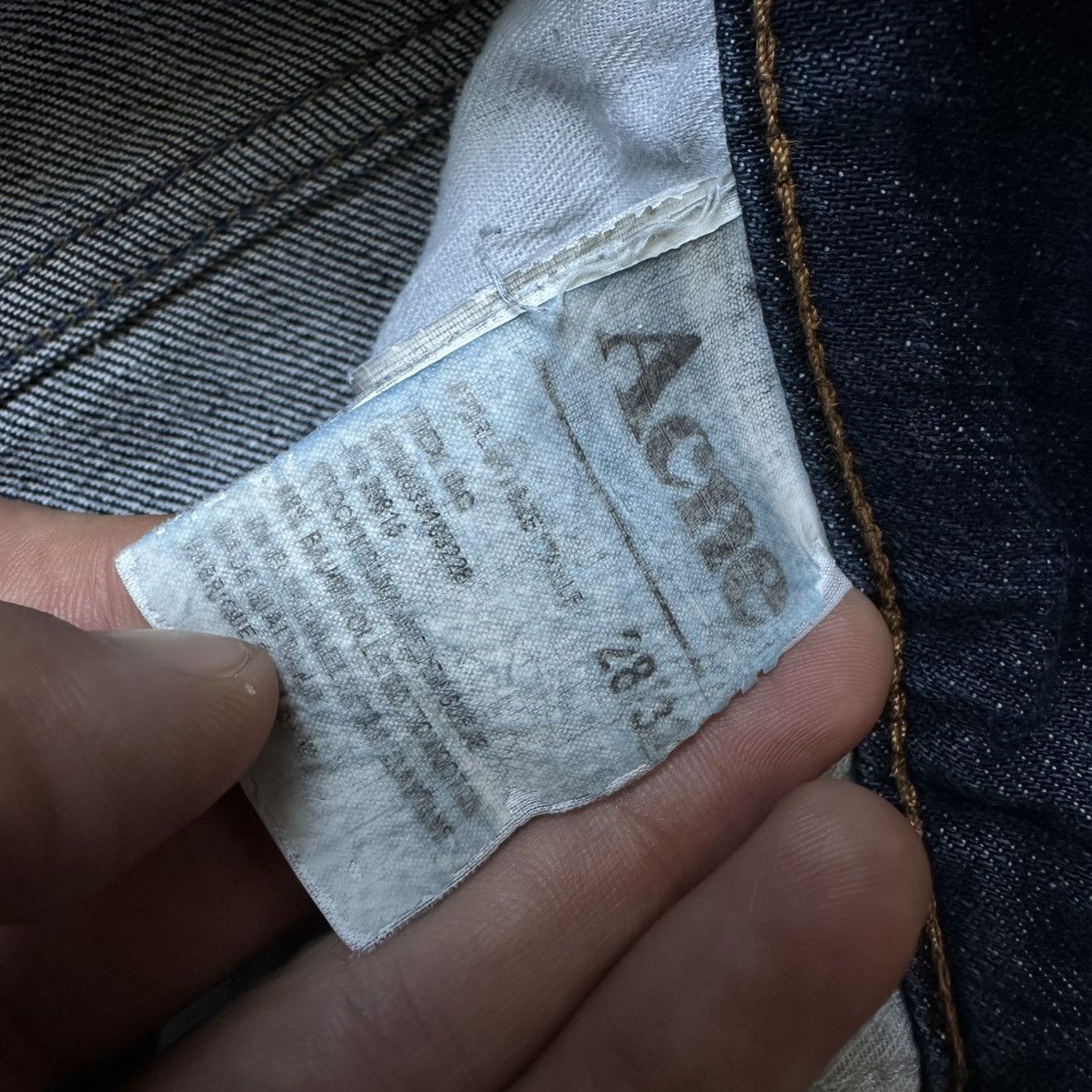 Acne Studios VTG Women’s Acne Studio Jeans W28xL32 00s USA Old Money Hype Size 28" / US 6 / IT 42 - 11 Thumbnail