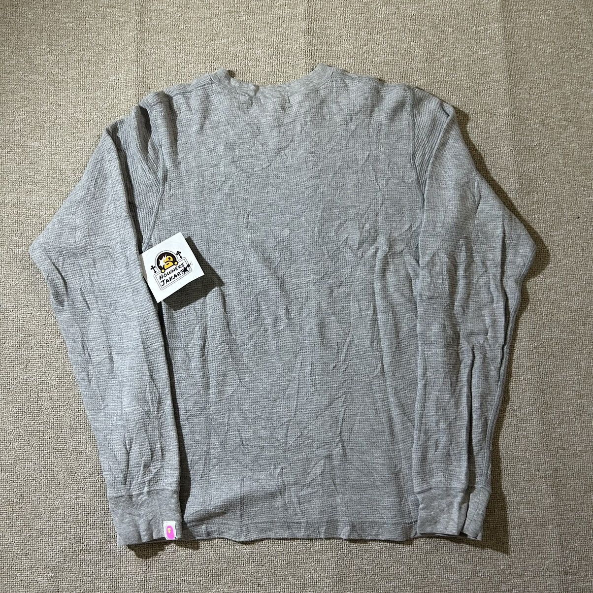 Bape Apee Thermal One Point Long Sleeve Tee Size S / US 4 / IT 40 - 2 Thumbnail