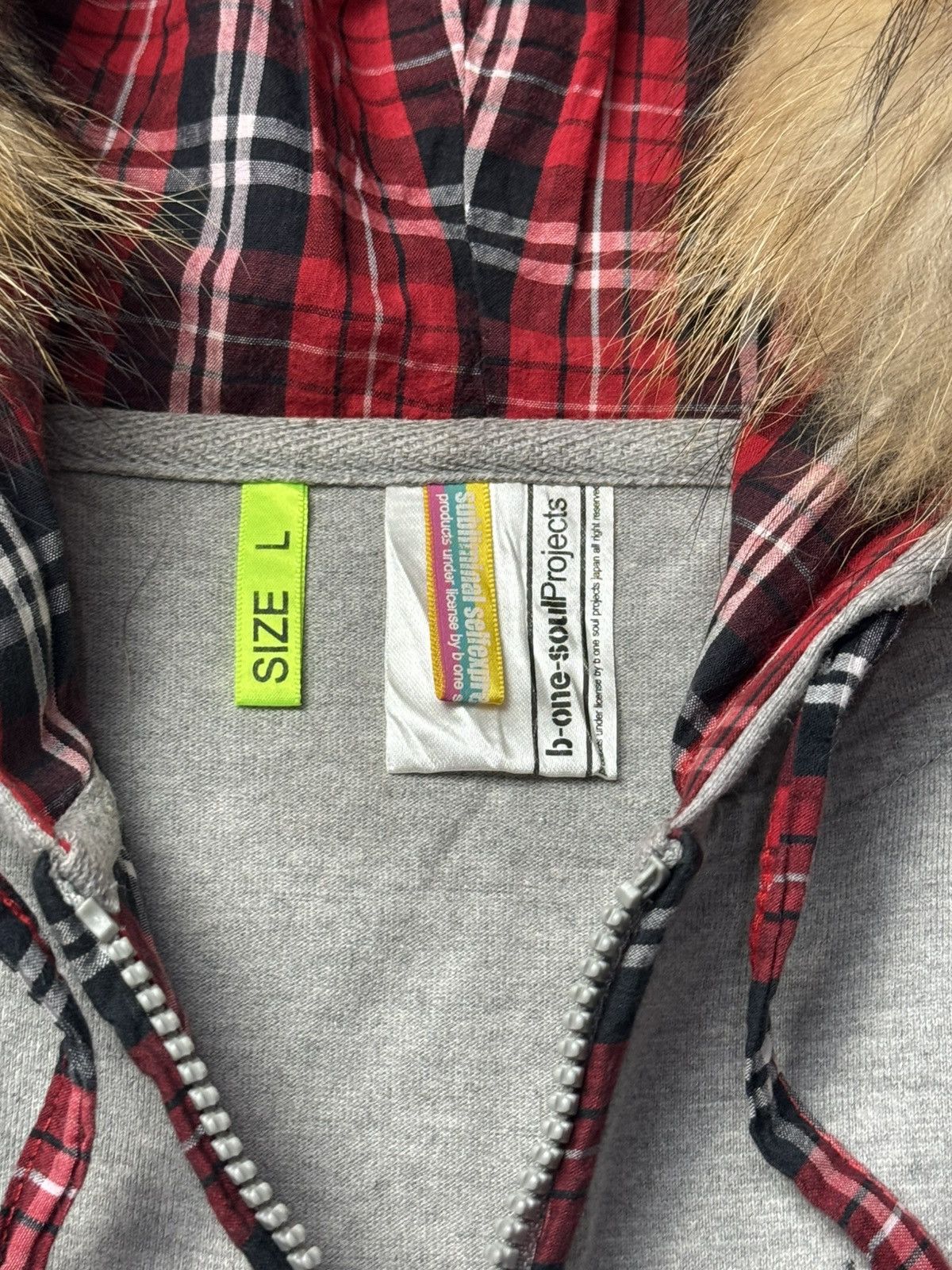 Hysteric Glamour × If Six Was Nine × Japanese Brand Fur Hoodie Japanese Poem Bone Soul Ifsix styled Size US L / EU 52-54 / 3 - 5 Thumbnail