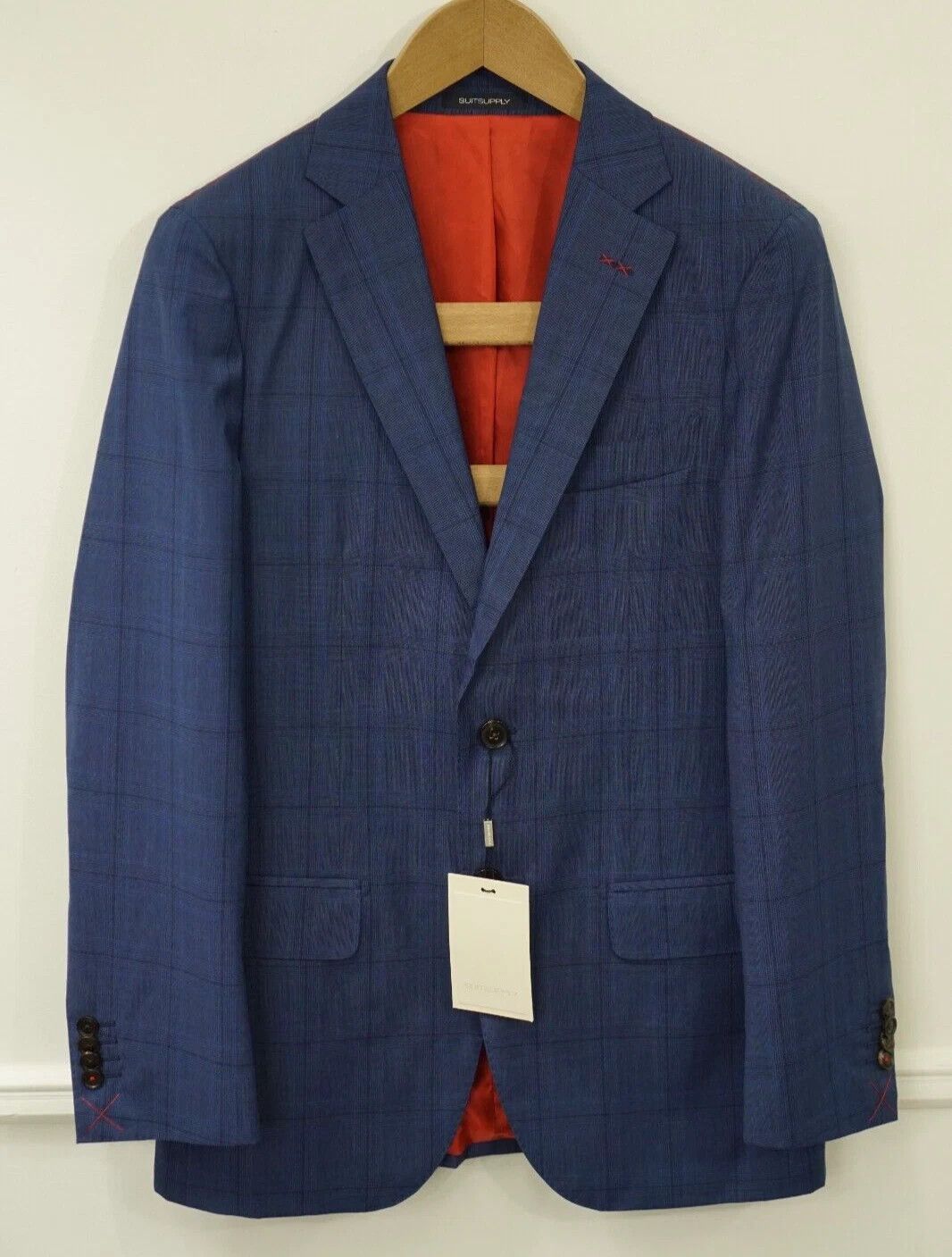 Suitsupply Men Suitsupply Blazer Sienna Carlo Barbera Wool S130 UK/US42 Size 42R - 1 Thumbnail