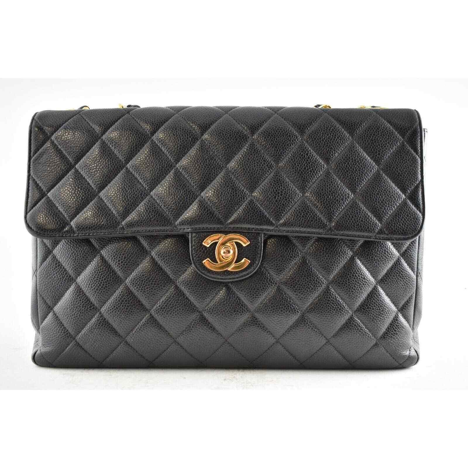 Chanel Chanel Vintage Jumbo Flap CC Logo Shoulder Crossbody Bag Size ONE SIZE - 2 Thumbnail