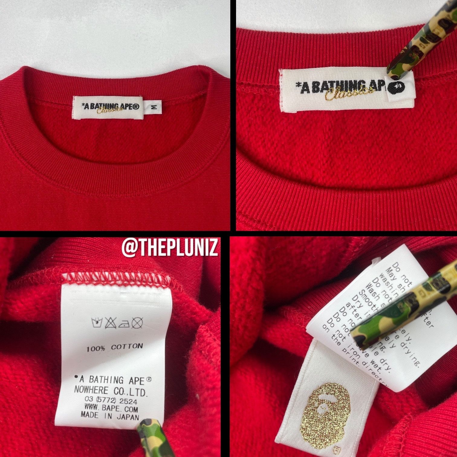 Bape 2009 BAPE Flame Logo Crewneck Size US M / EU 48-50 / 2 - 5 Thumbnail