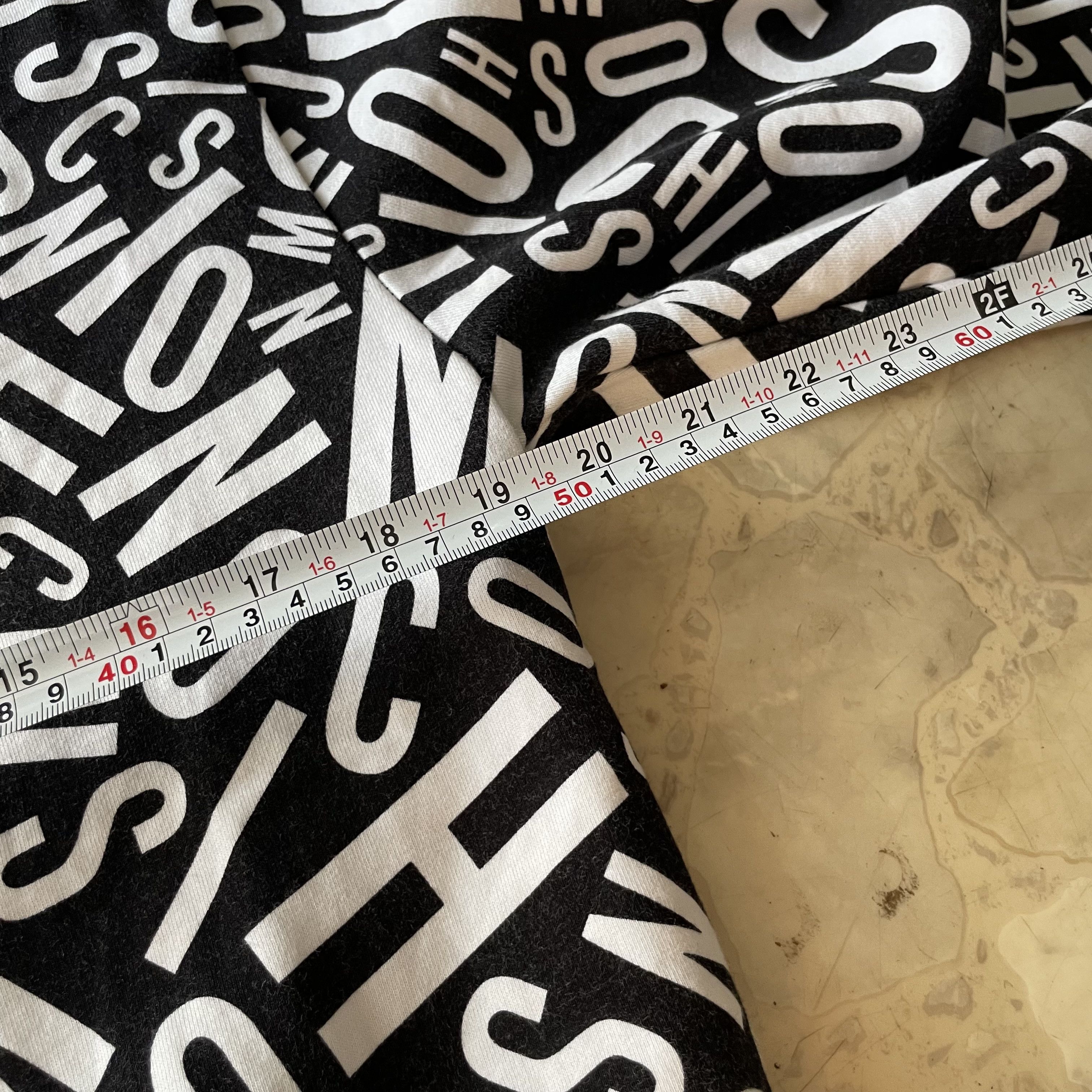 Moschino Moschino Black & White All Over Print Crewneck Size S / US 4 / IT 40 - 7 Thumbnail
