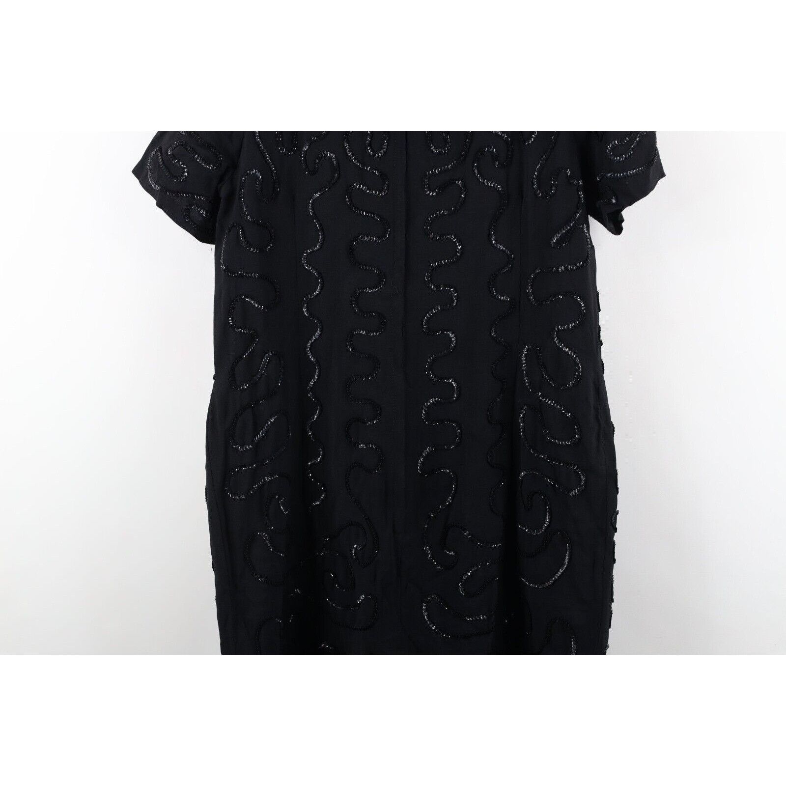 Vintage Vintage 60s 70s Rockabilly Distressed Sequined Dress Size M / US 6-8 / IT 42-44 - 16 Thumbnail