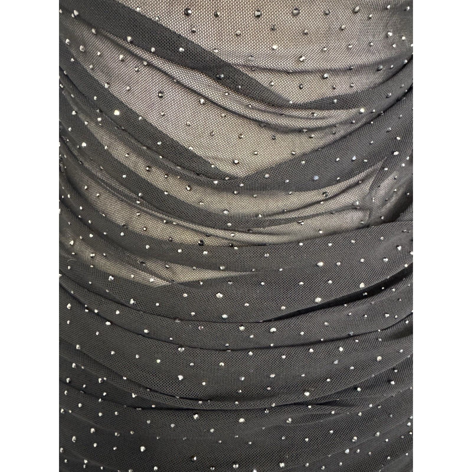 Anthropologie AFRM Jennan Rhinestone Illusion Maxi Dress Black Size M Size M / US 6-8 / IT 42-44 - 11 Thumbnail