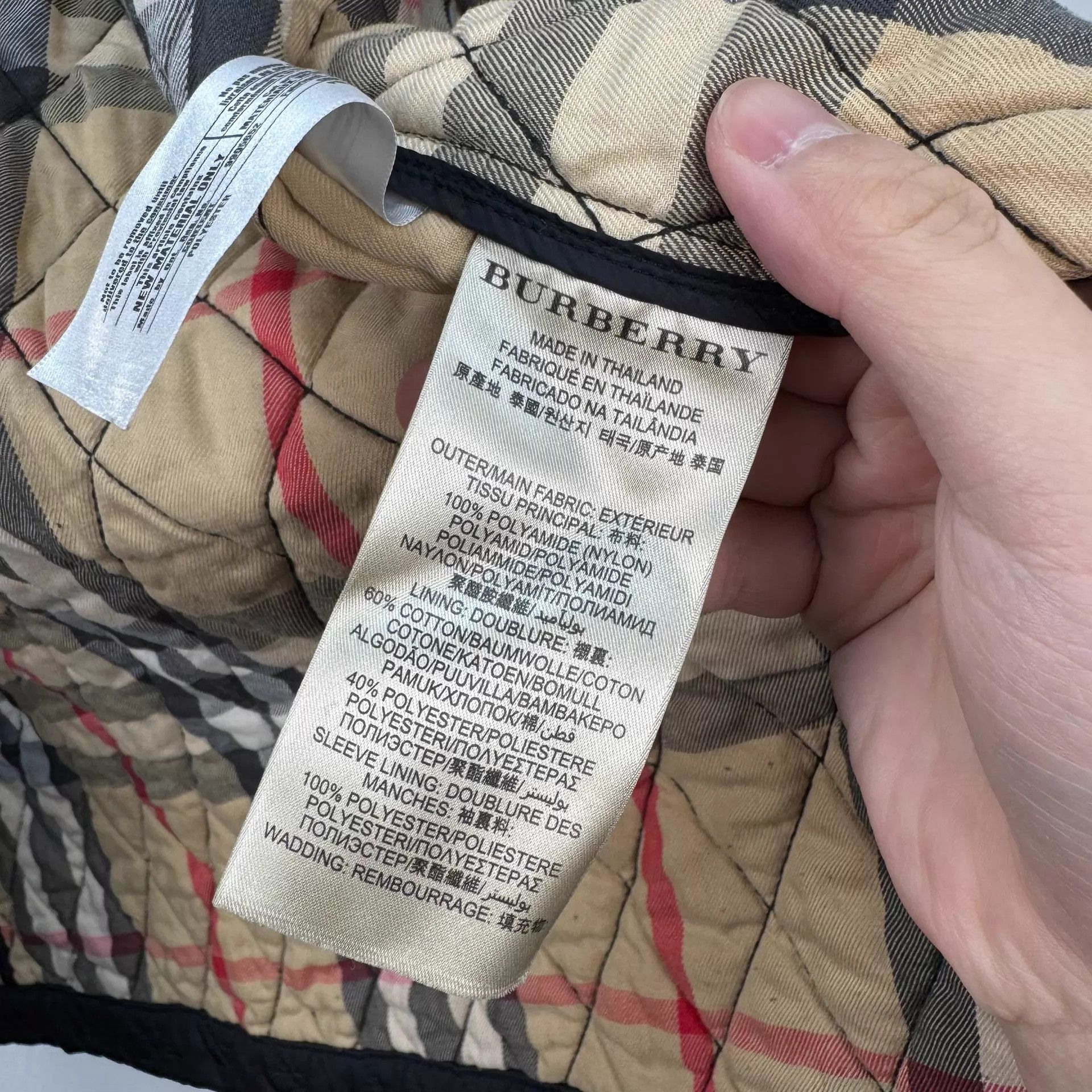 Burberry Burberry quilted check puffer jacket L 95 New Size US L / EU 52-54 / 3 - 8 Thumbnail