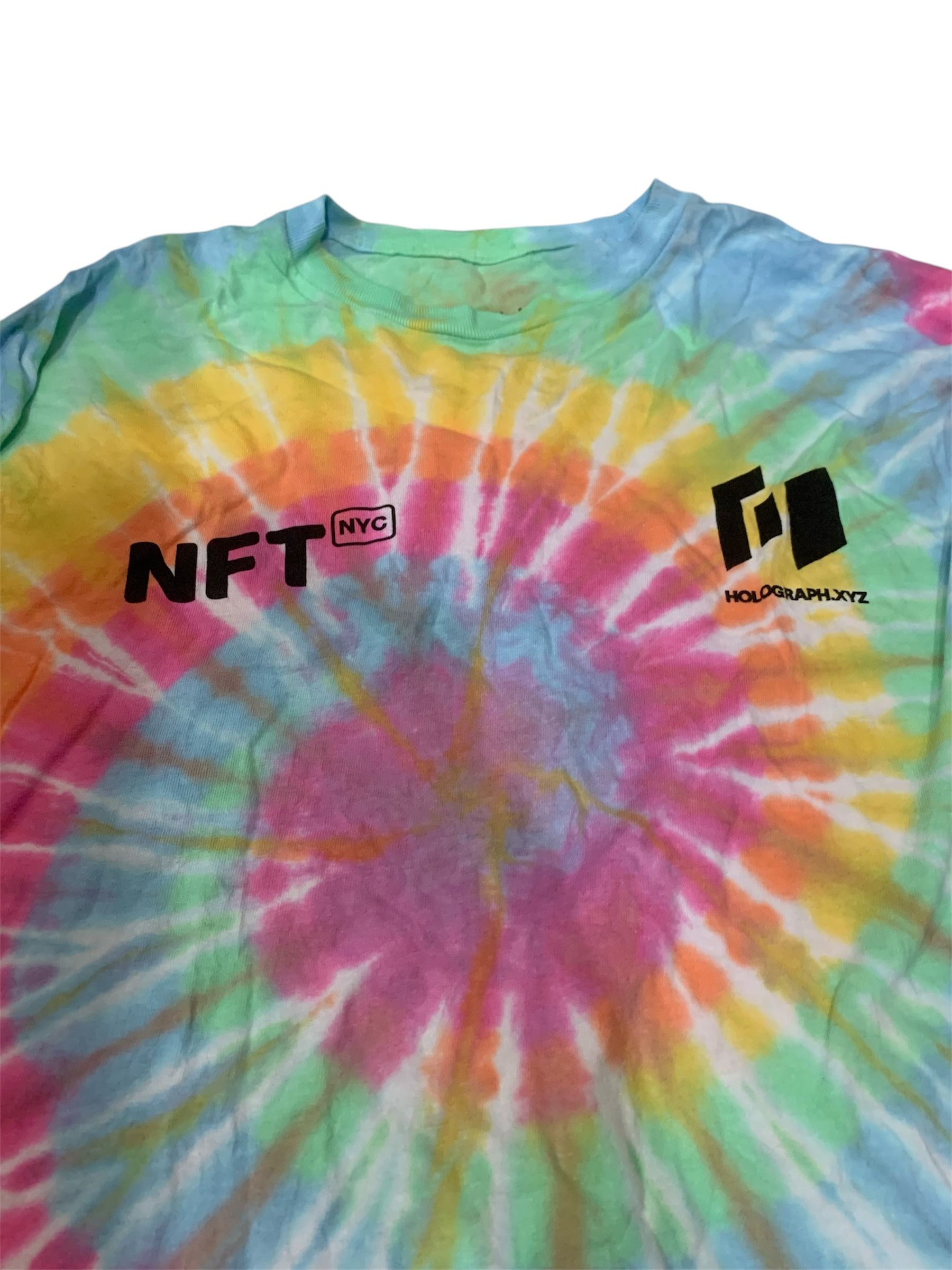 Japanese Brand Tie Dye Holograph NFT NYC LongSleeve shirt Size US XL / EU 56 / 4 - 3 Thumbnail
