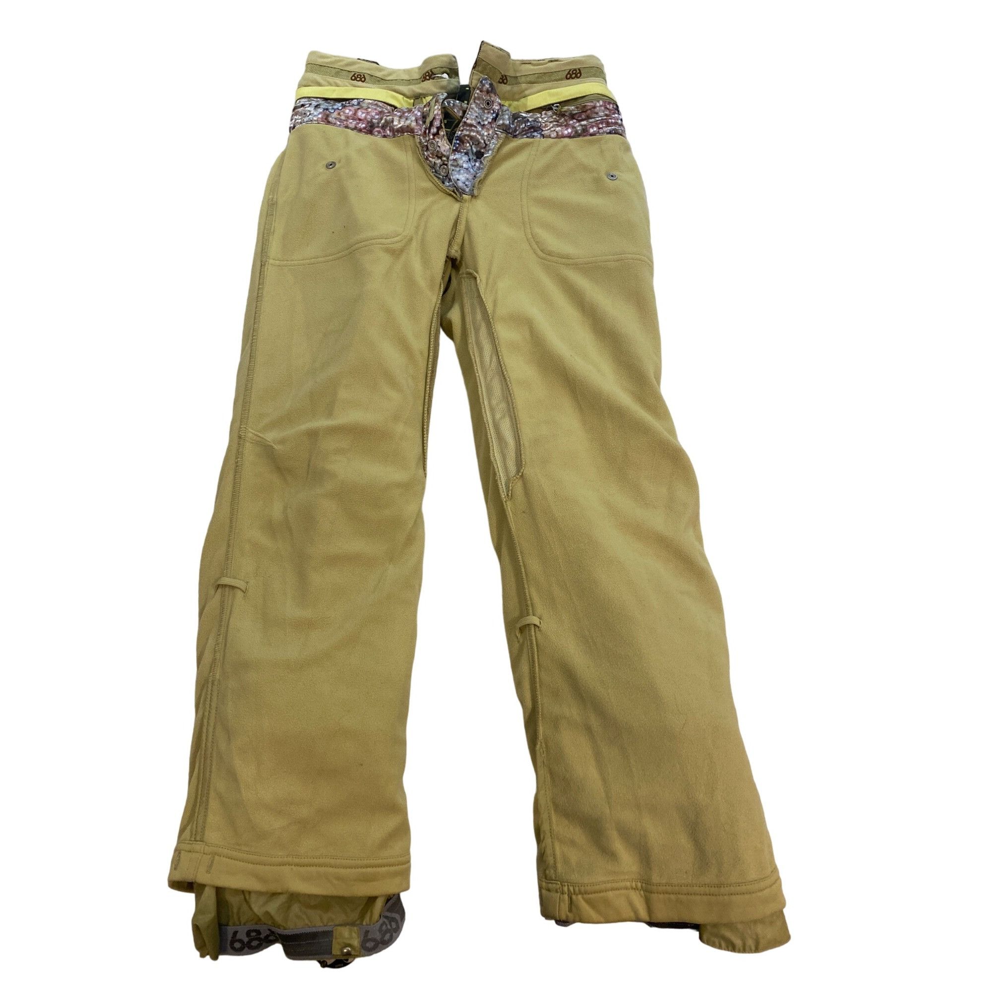 686 NWT 686 Smarty Original Cargo Ski Pants Zig Zag W's S Remove Size 28" / US 6 / IT 42 - 5 Thumbnail