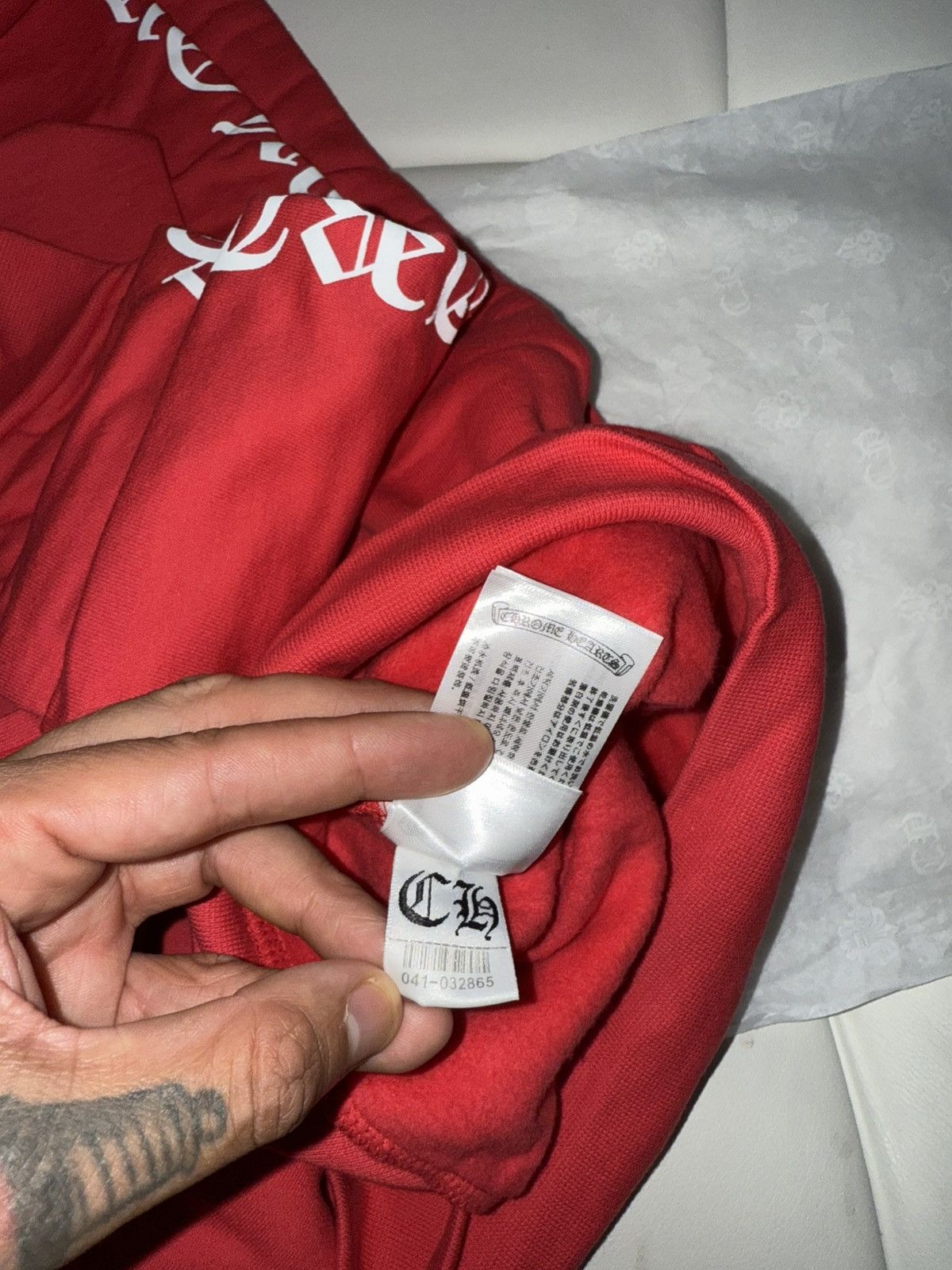 Chrome Hearts Chrome hearts logo hoodie Size US S / EU 44-46 / 1 - 8 Thumbnail