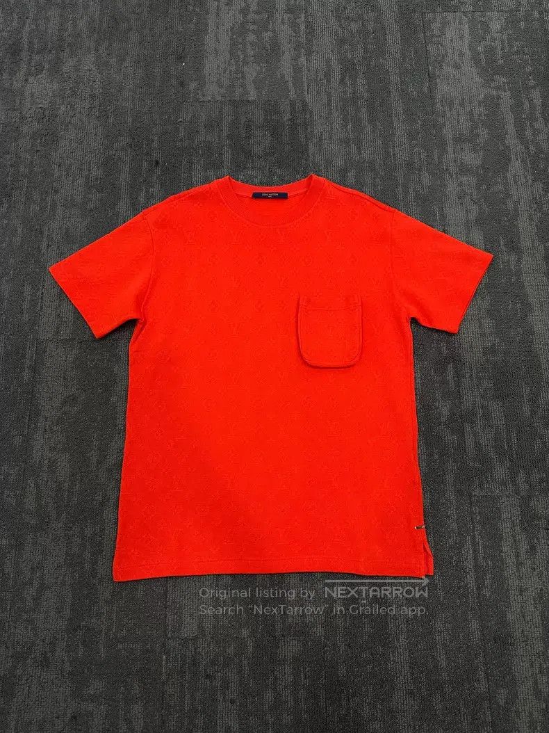 Louis Vuitton Louis Vuitton Orange presbyopic short-sleeved T-shirt Size US S / EU 44-46 / 1 - 1 Thumbnail