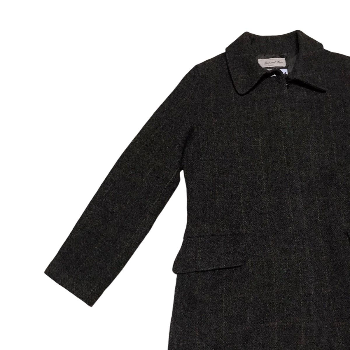 Harris Tweed × Japanese Brand VINTAGE HARRIS TWEED SPICK AND SPAN WOOL LONG JACKET Size S / US 4 / IT 40 - 5 Thumbnail