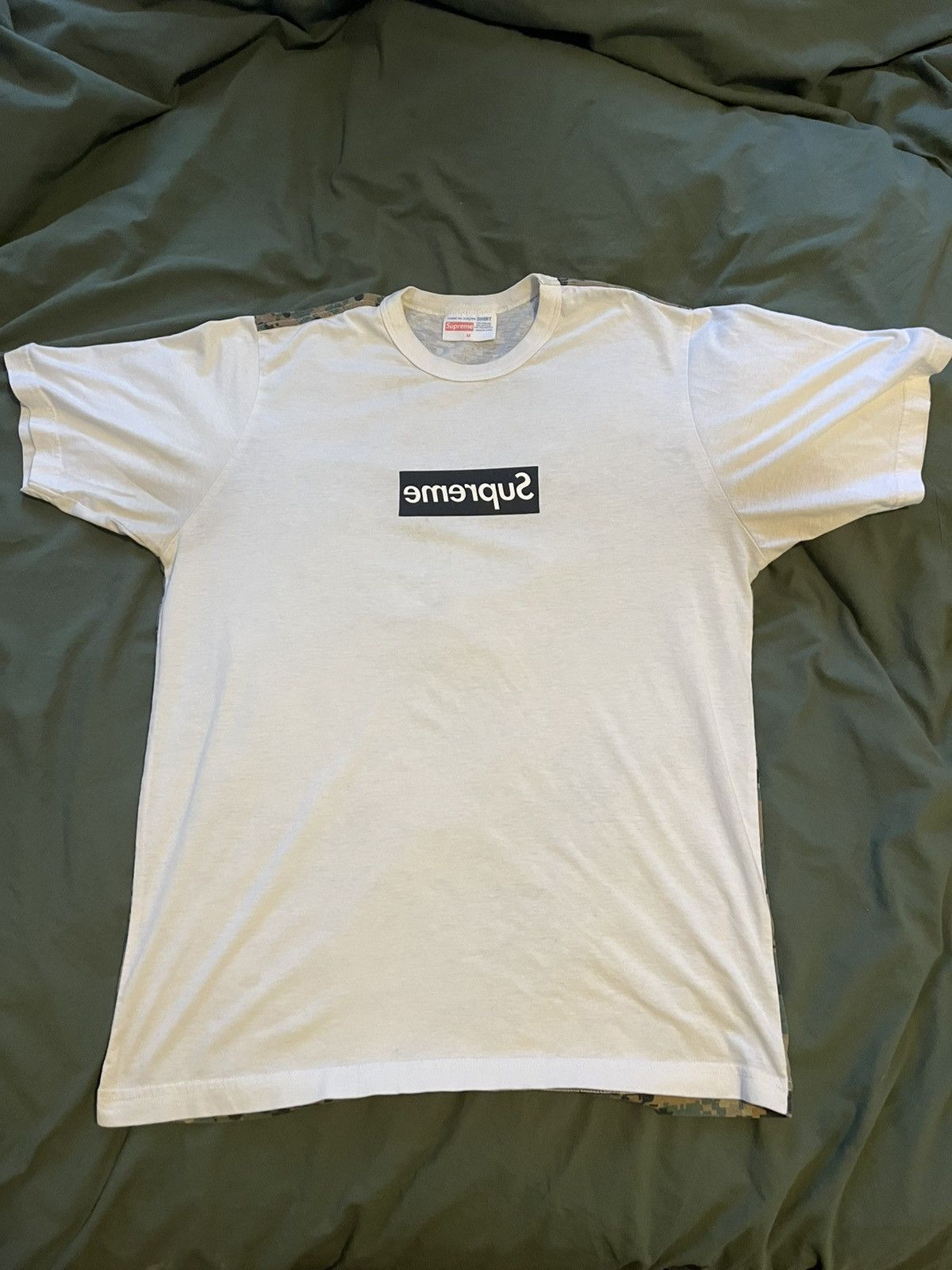 Comme des Garcons × Supreme Supreme CDG digital camo box logo green Tee SS 13 Size US M / EU 48-50 / 2 - 1 Thumbnail