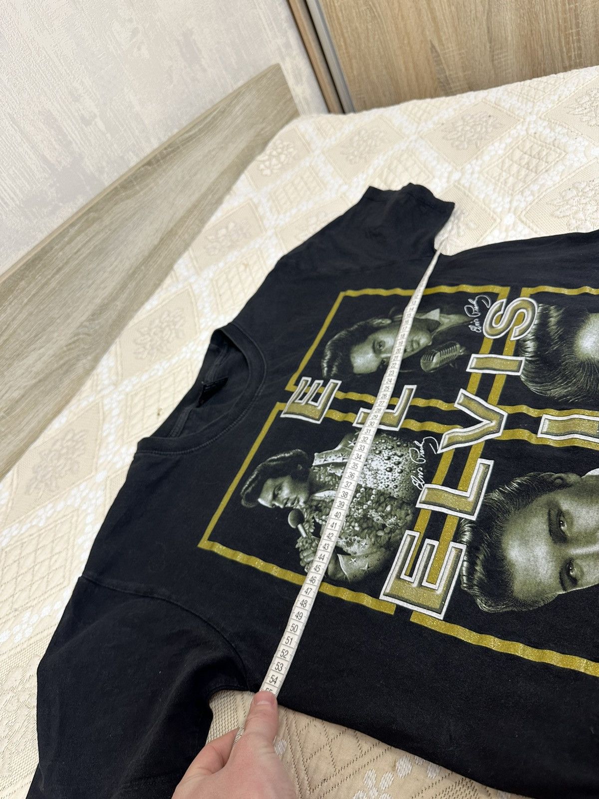 Band Tees 🔥 Elvis Presley Double Side Logo T Shirt Rock Tees Vintage Size US L / EU 52-54 / 3 - 10 Thumbnail