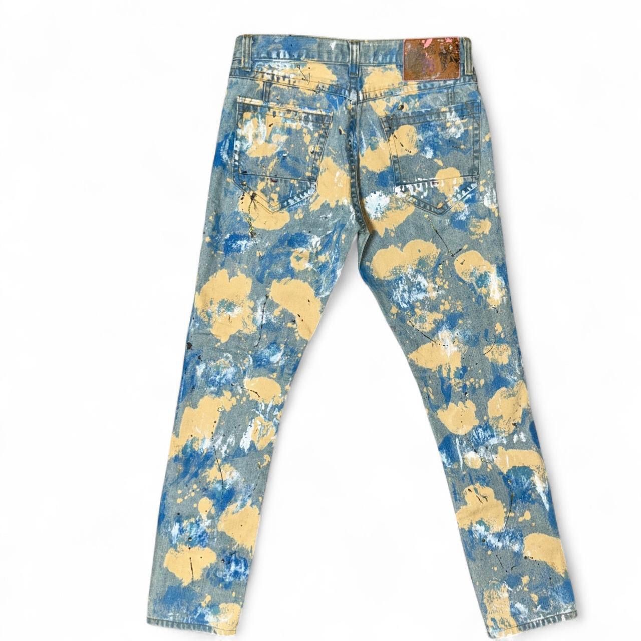 Other The Heritage America Hand painted blue jeans with Size US 34 / EU 50 - 2 Thumbnail