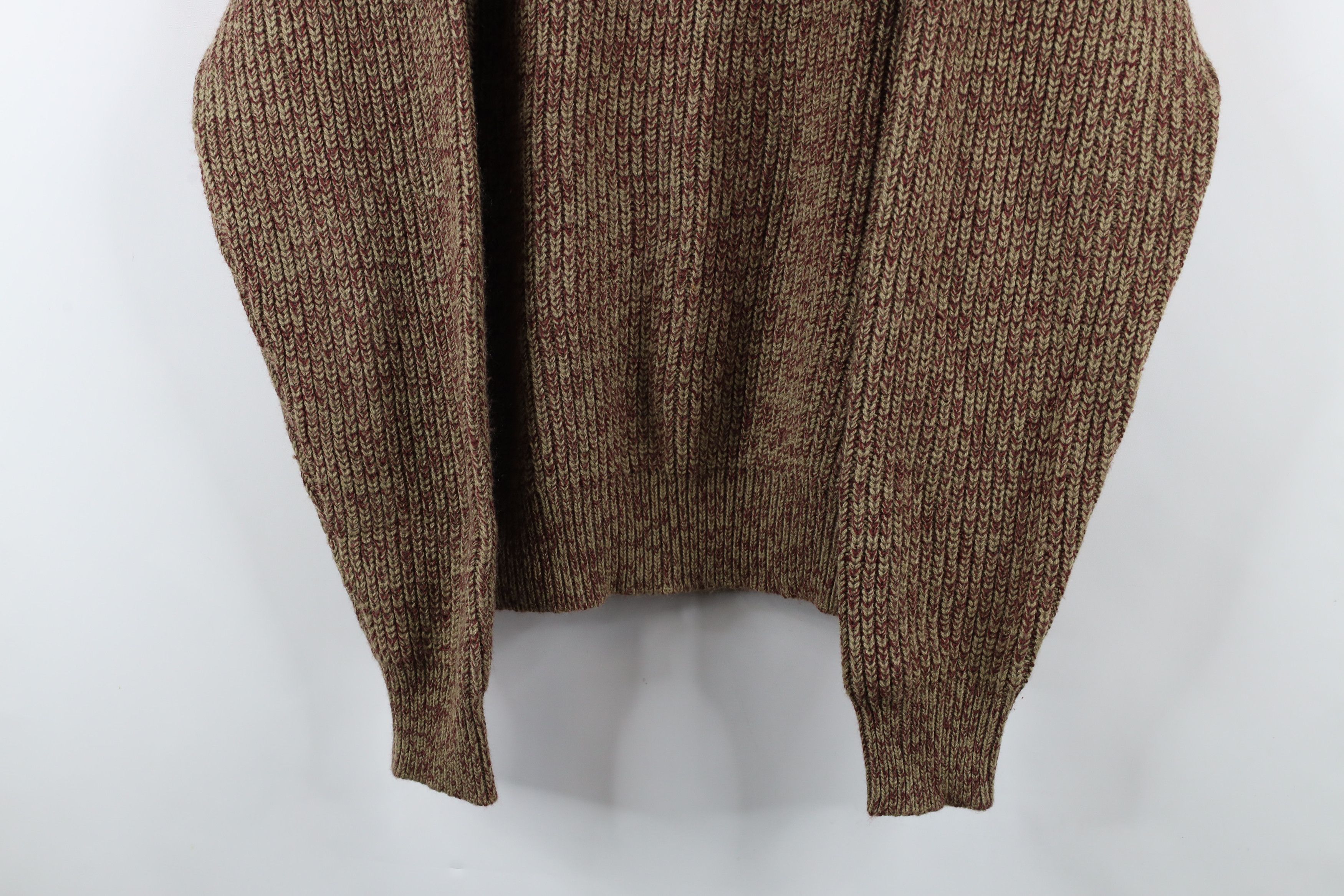Vintage Vintage 90s Streetwear Ribbed Knit Crewneck Sweater Acrylic Size US XL / EU 56 / 4 - 3 Thumbnail