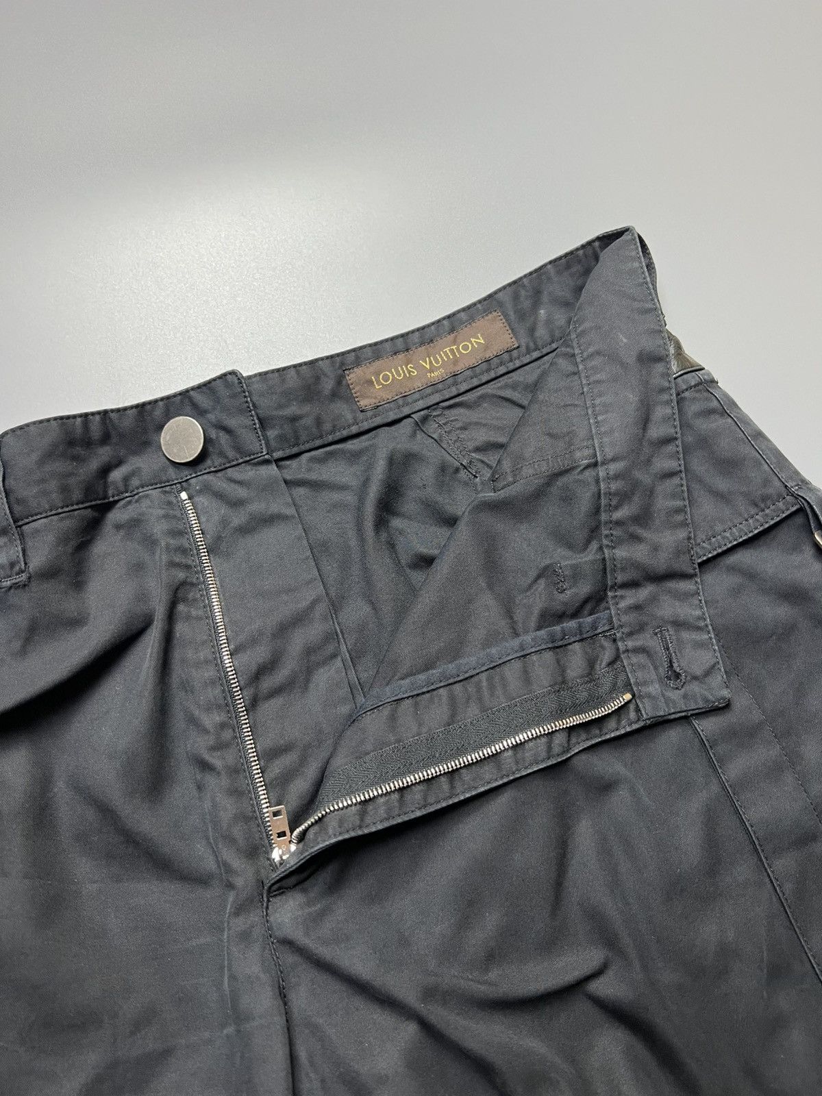 Louis Vuitton Louis Vuitton - Leather Trim Cargo - Pants Size US 30 / EU 46 - 7 Thumbnail