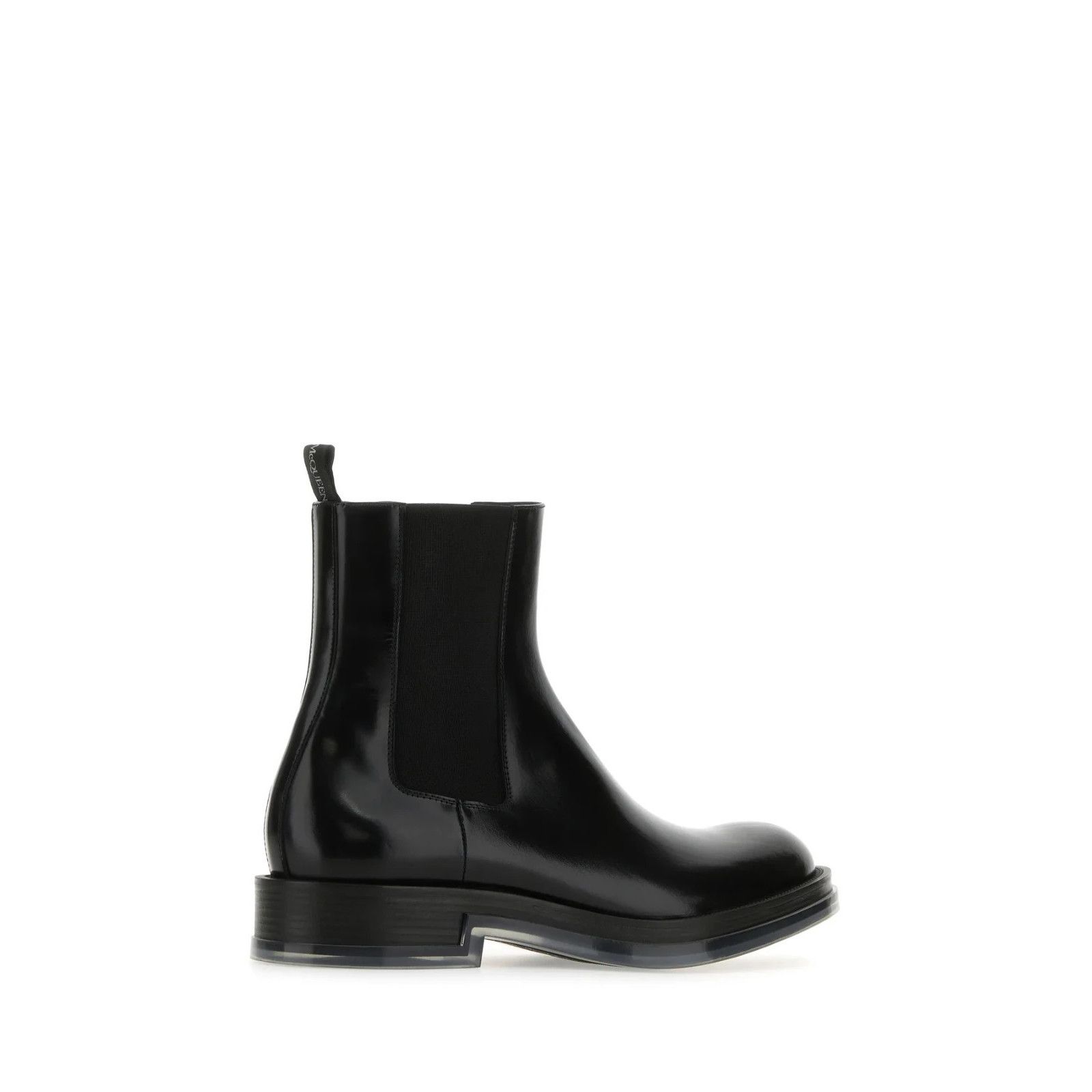 Alexander McQueen ALEXANDER MCQUEEN Float Black Leather Ankle Boots New & Auth Size US 8 / EU 41 - 3 Thumbnail