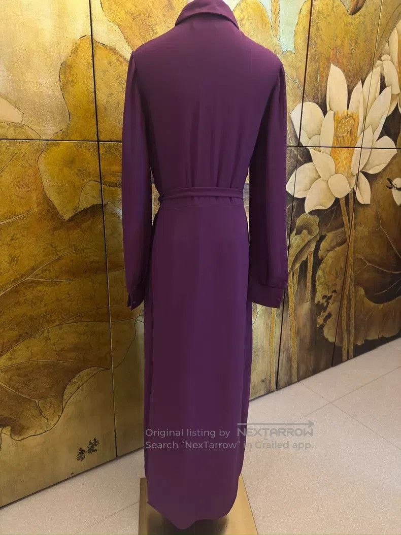 Valentino Valentino Purple long-sleeved dress Size M / US 6-8 / IT 42-44 - 6 Thumbnail