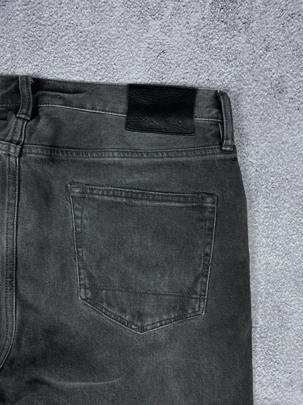 Allsaints All Saints Cigarette Damaged Distressed Gray Jeans Size US 33 - 14 Thumbnail