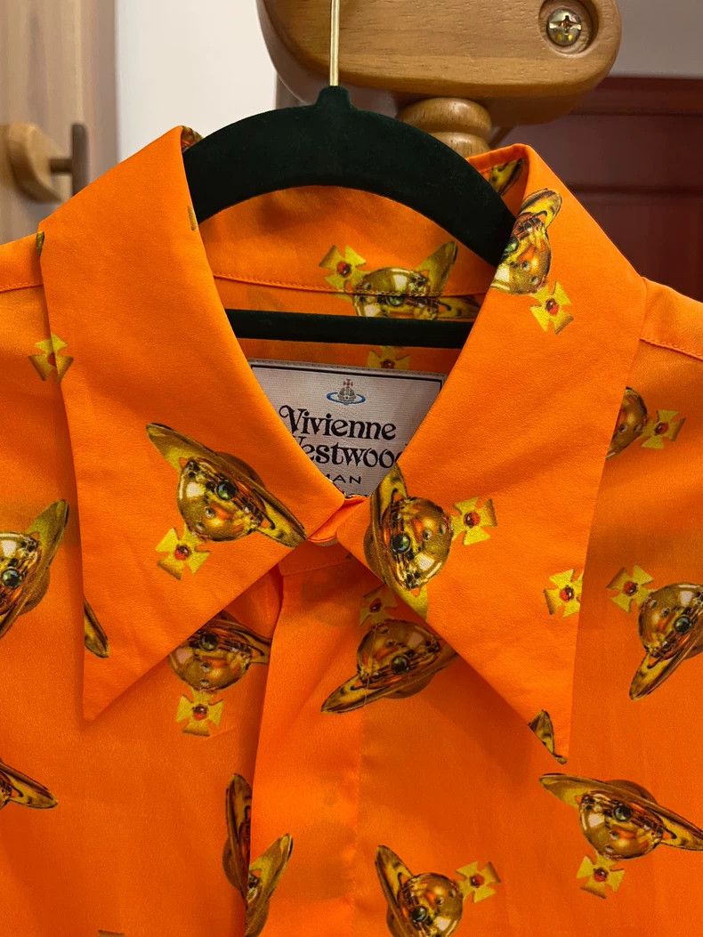 Vivienne Westwood Vivienne Westwood Saturn 3D printed shirt Size L / US 10 / IT 46 - 1 Thumbnail